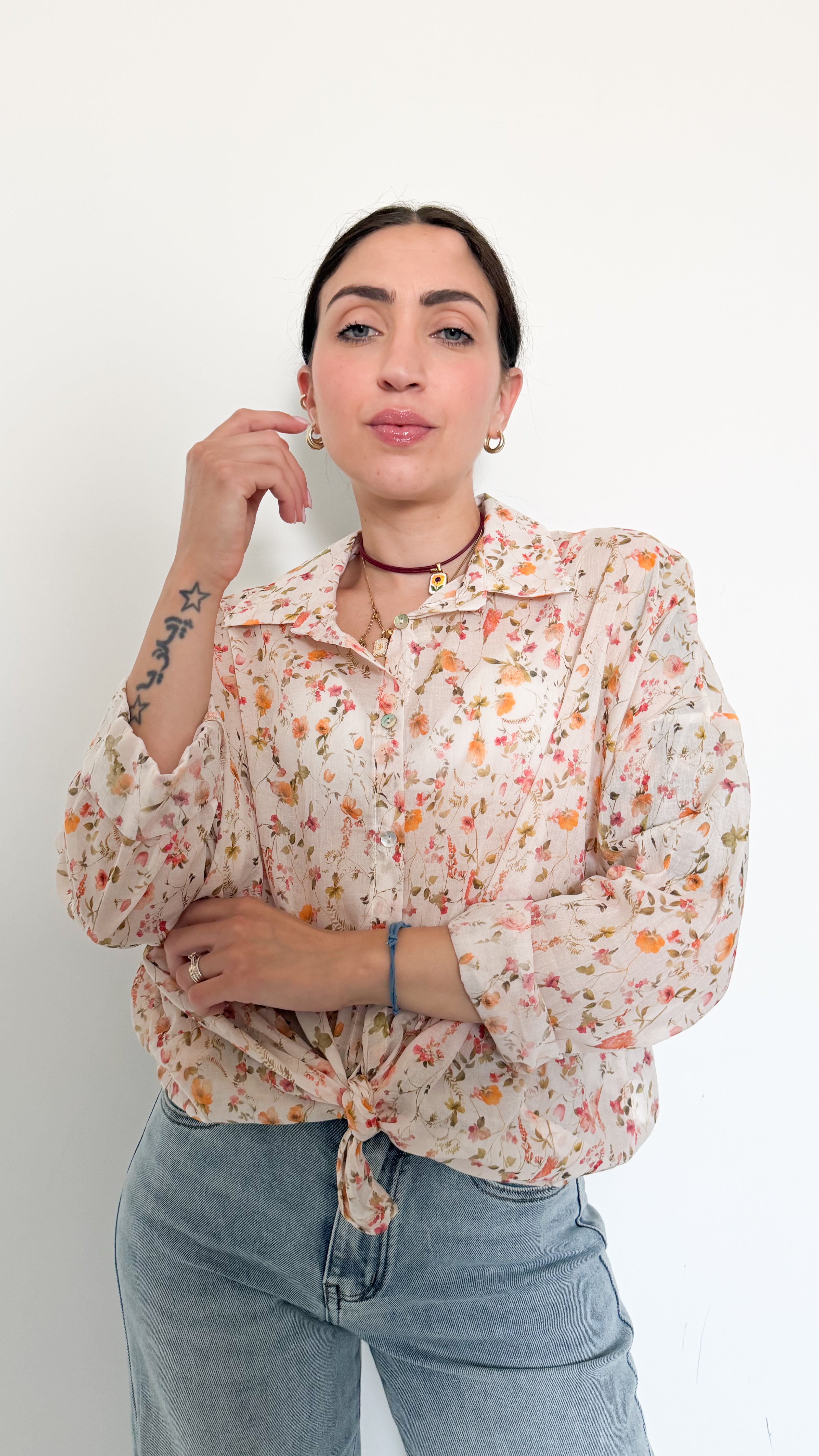 Camicia A Fiori