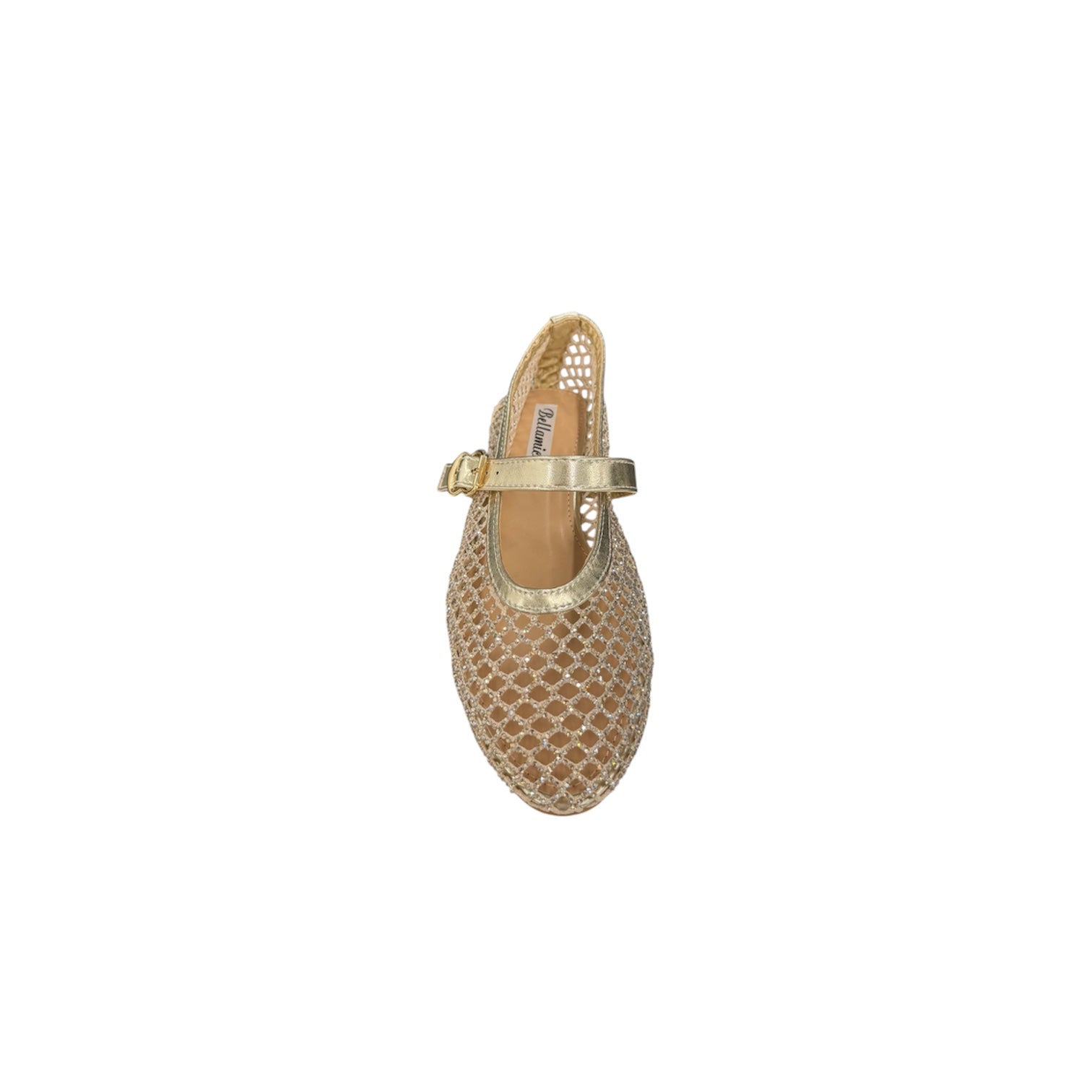 Ballerina Dorata Con Strass