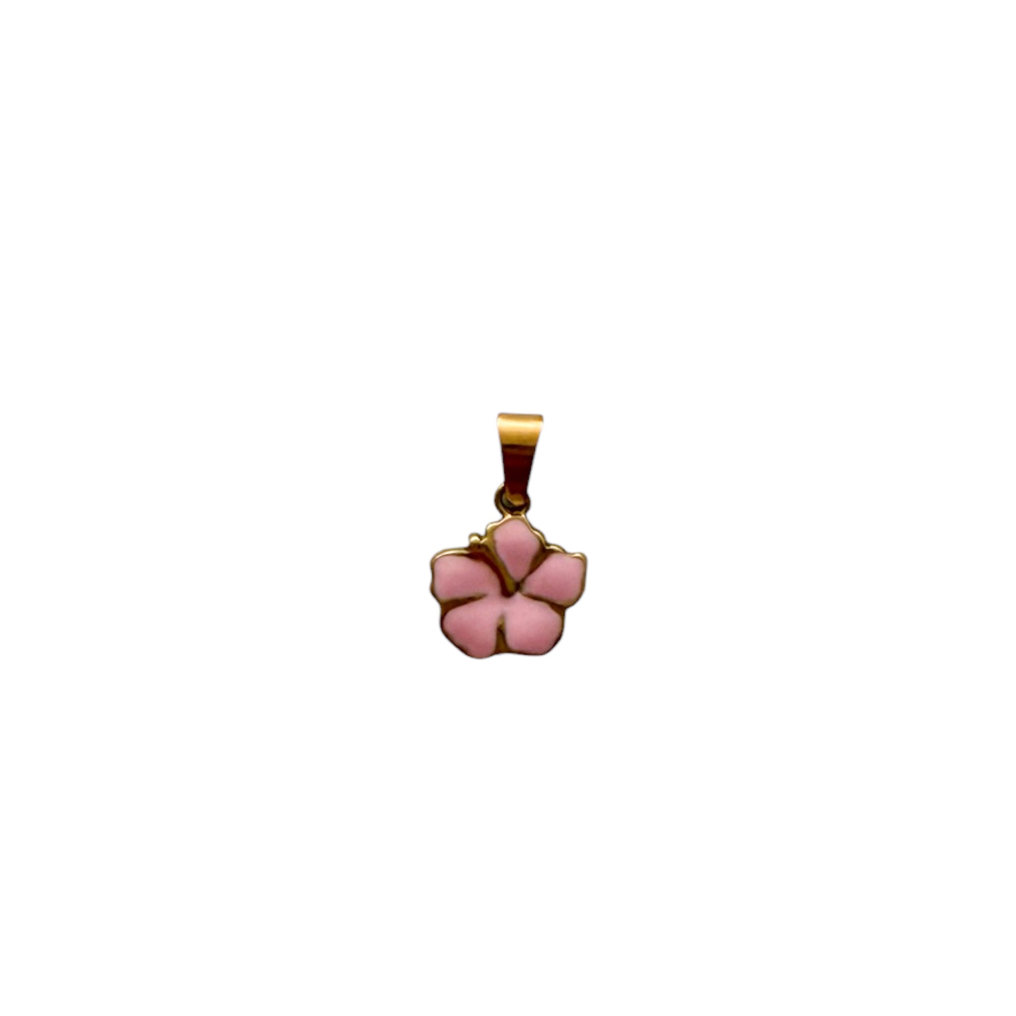 Charm Quadrifoglio Rosa