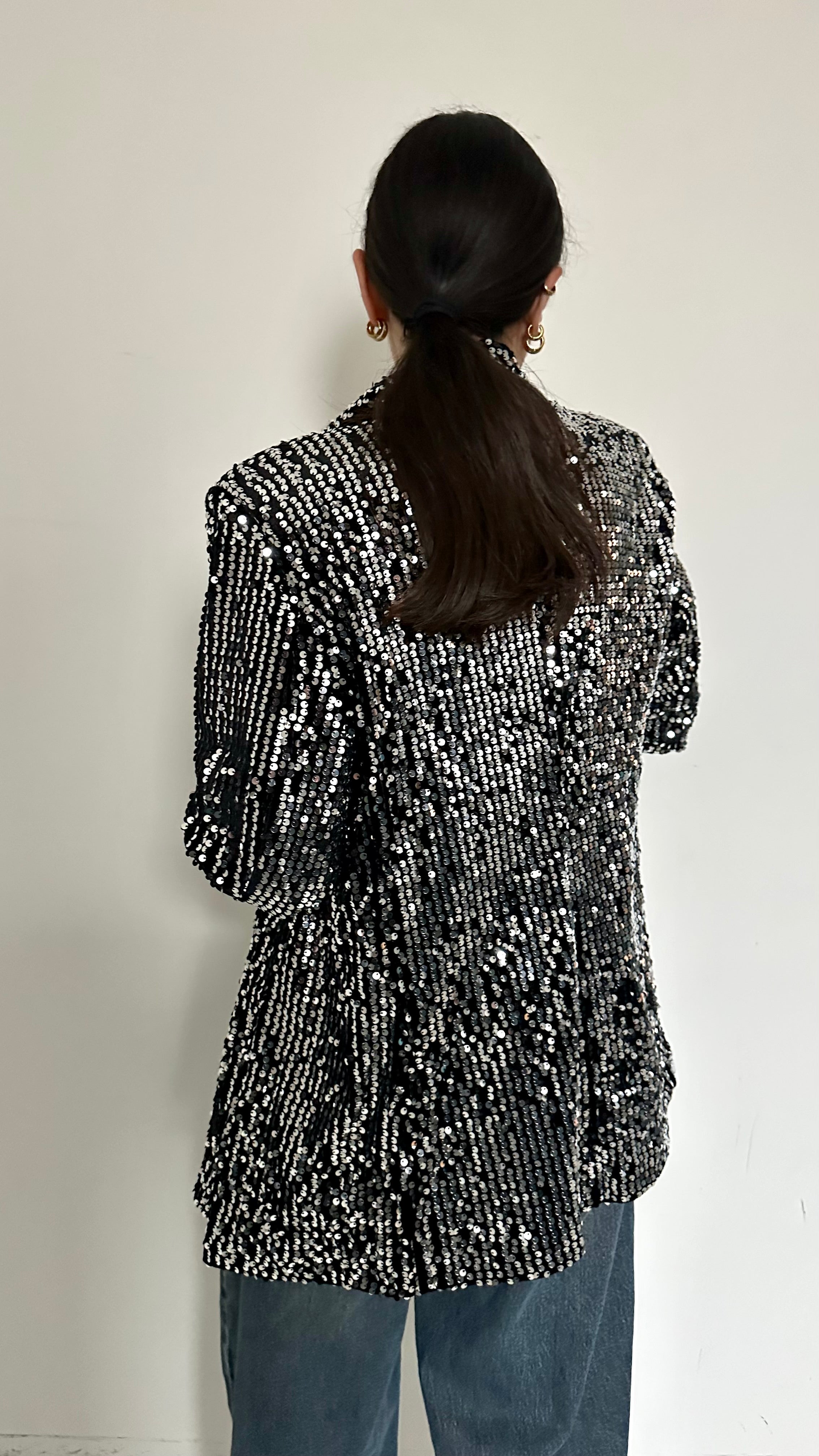 Blazer Con Paillettes