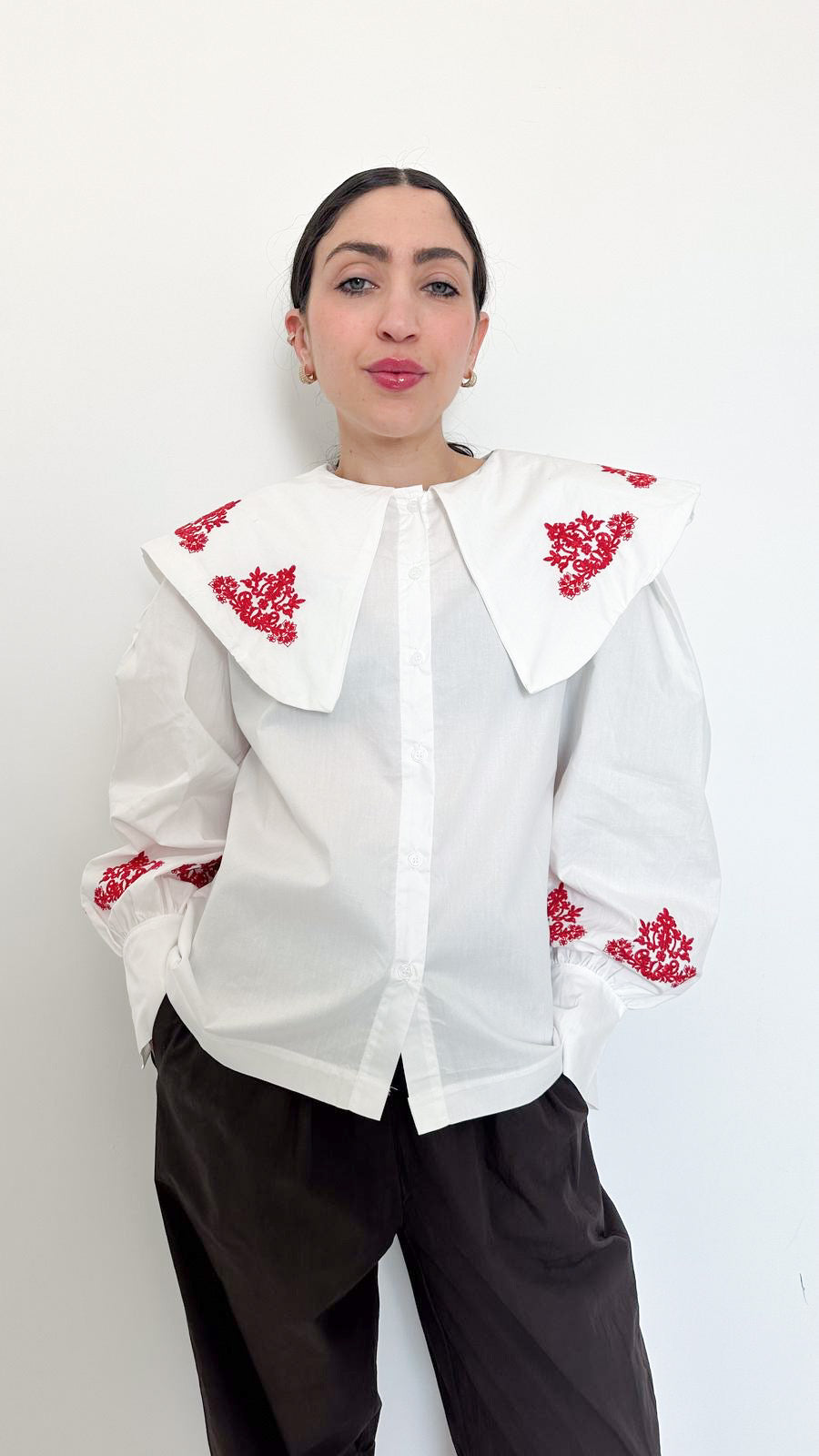 Blusa Collo Bavero
