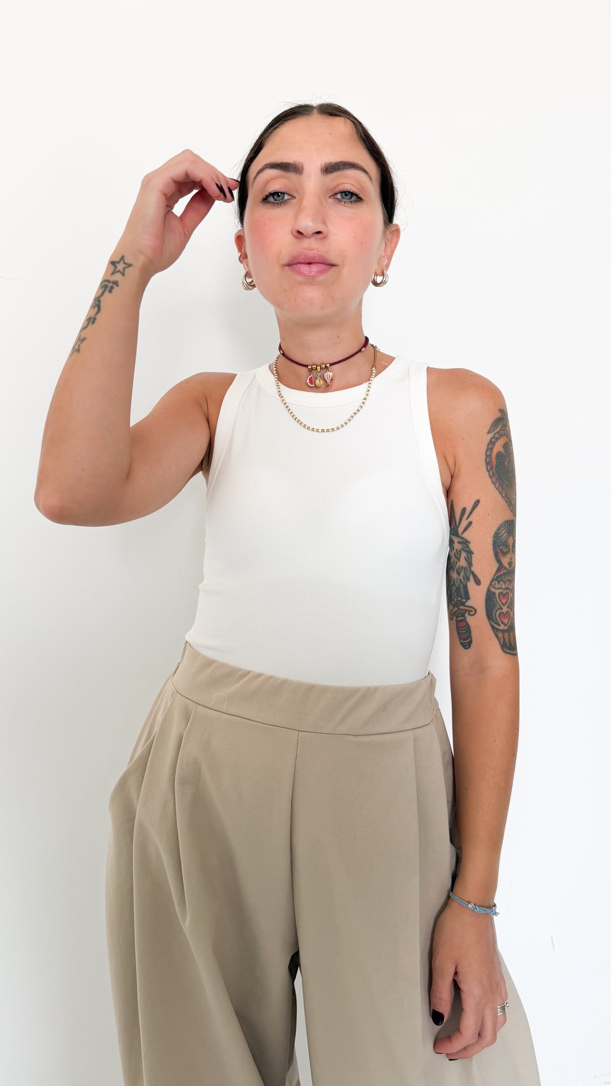 Canotta Basic Bianca