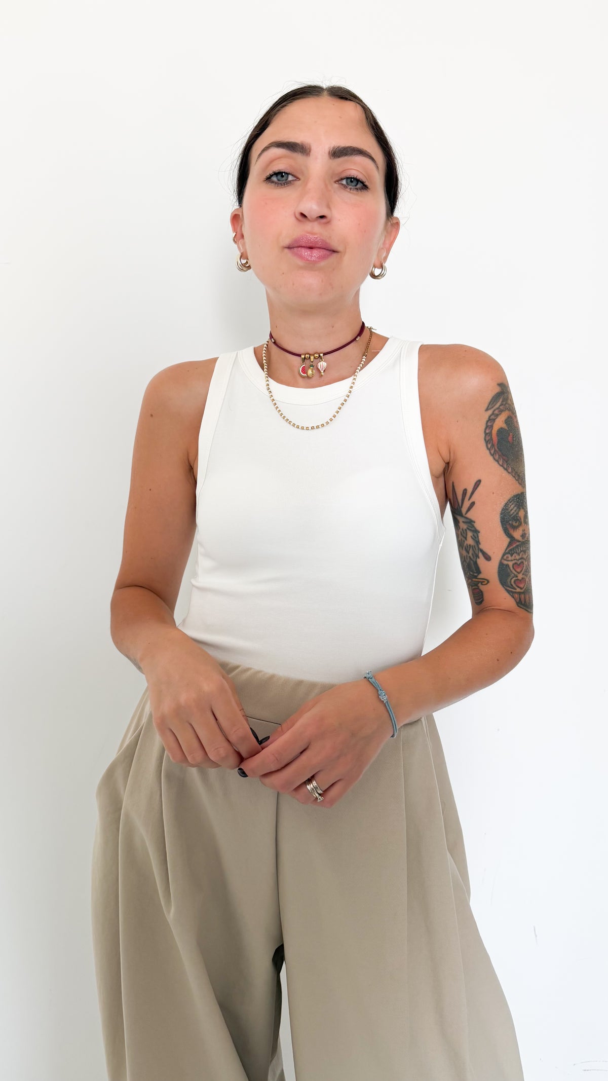 Canotta Basic Bianca