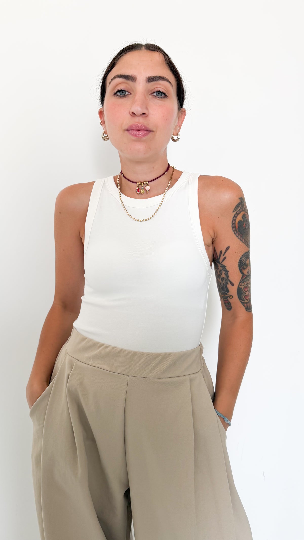 Canotta Basic Bianca
