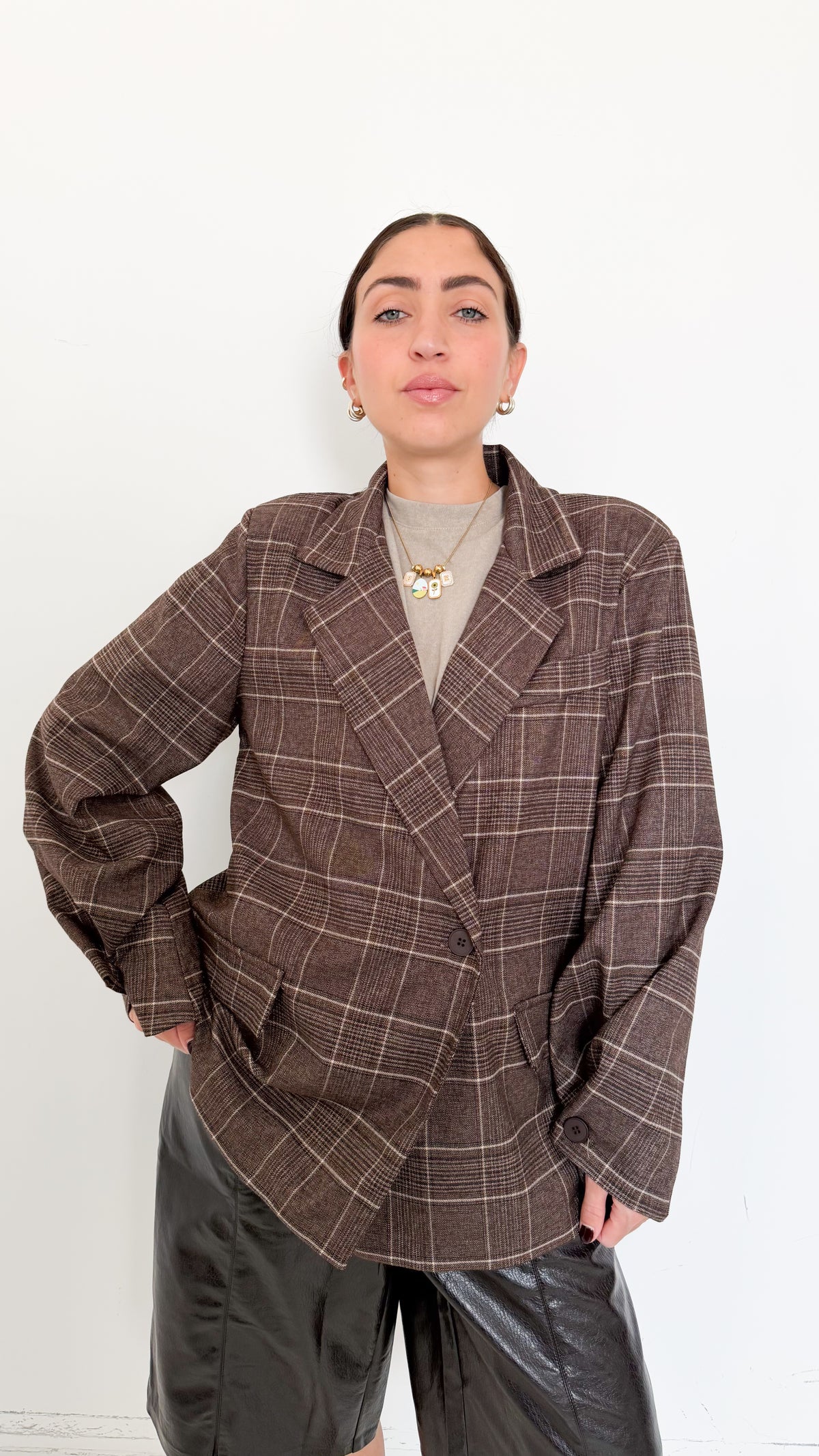 Blazer Over  A Quadri