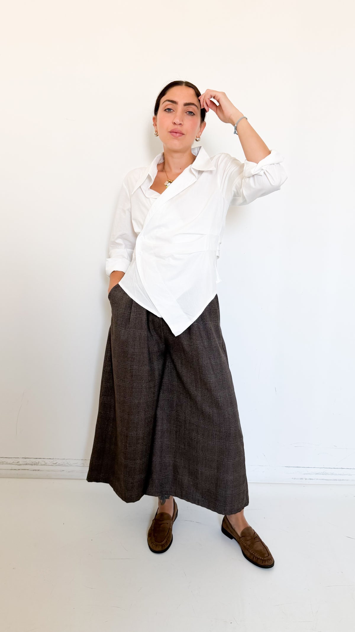 Pantaloni Culotte A Fantasia