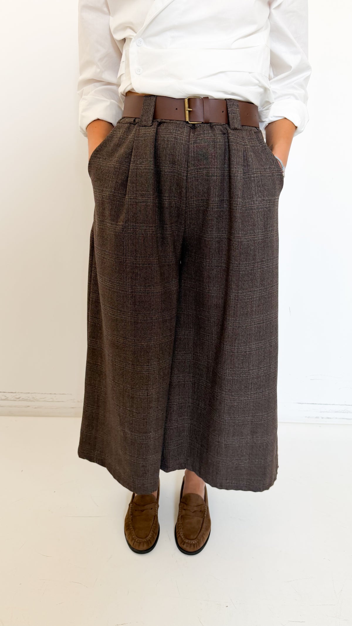 Pantaloni Culotte A Fantasia