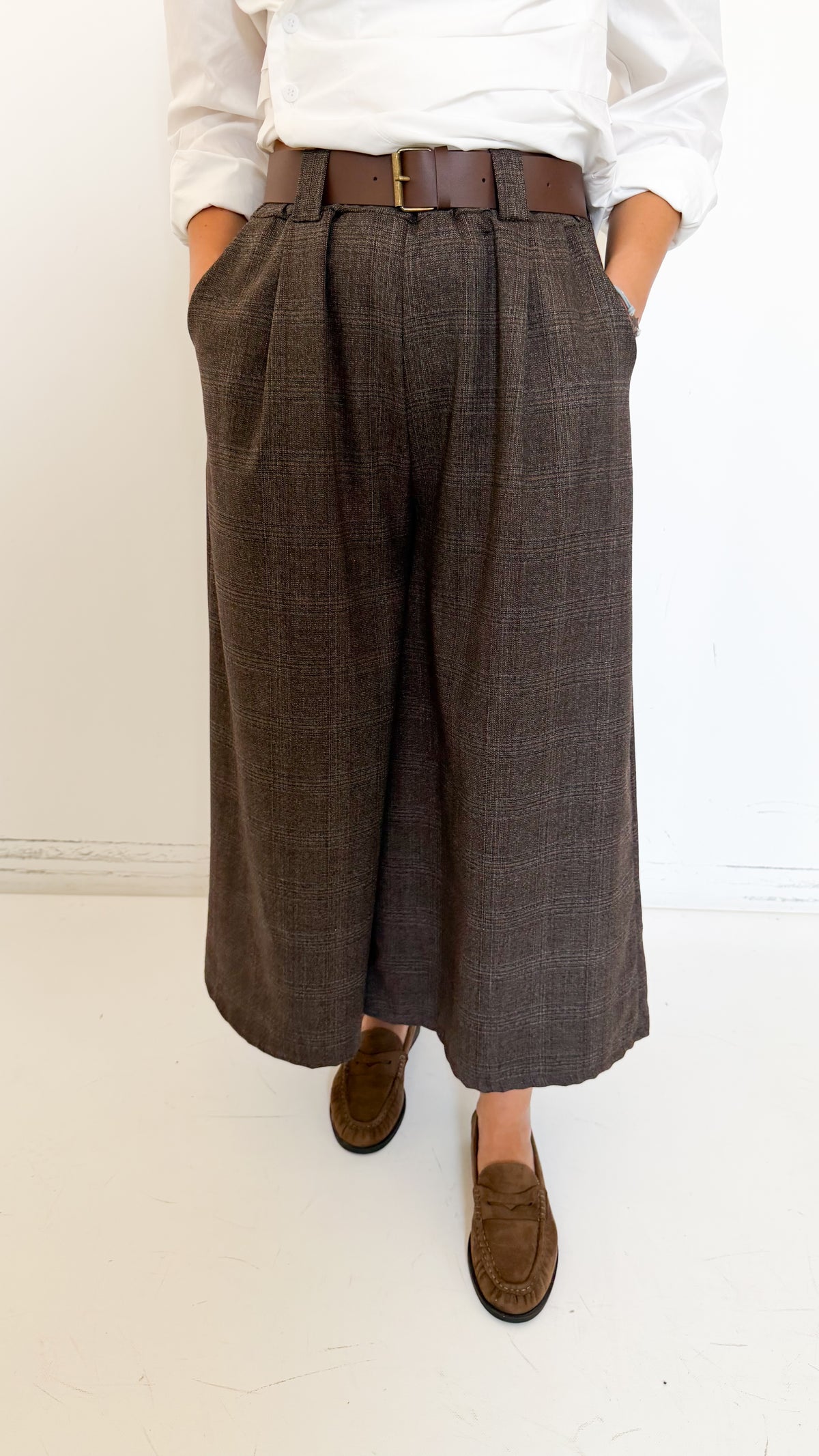 Pantaloni Culotte A Fantasia