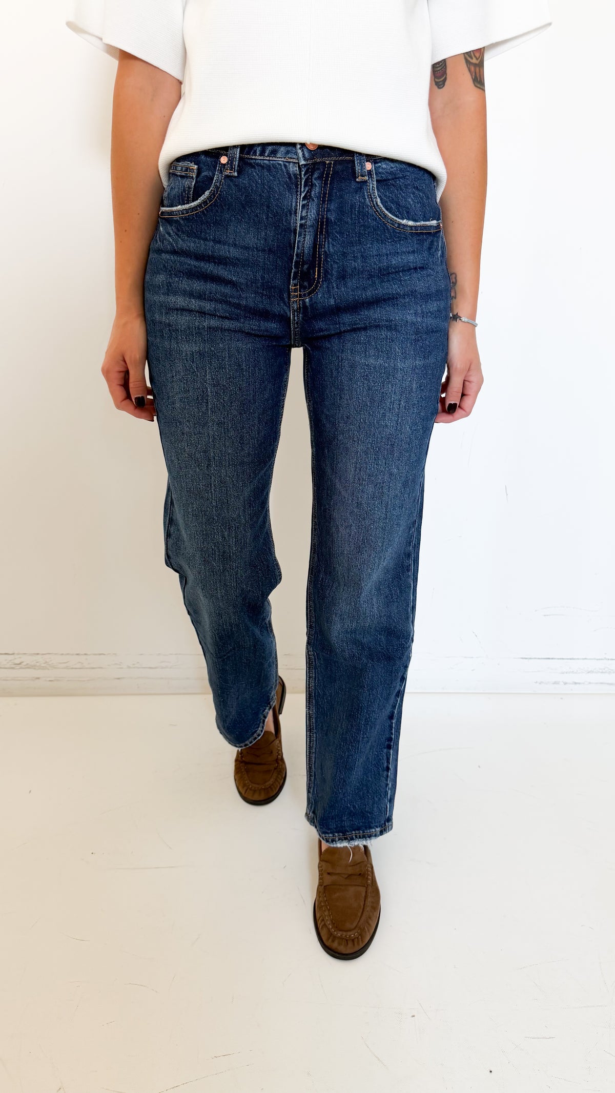Jeans Ragular Fit mid-blue