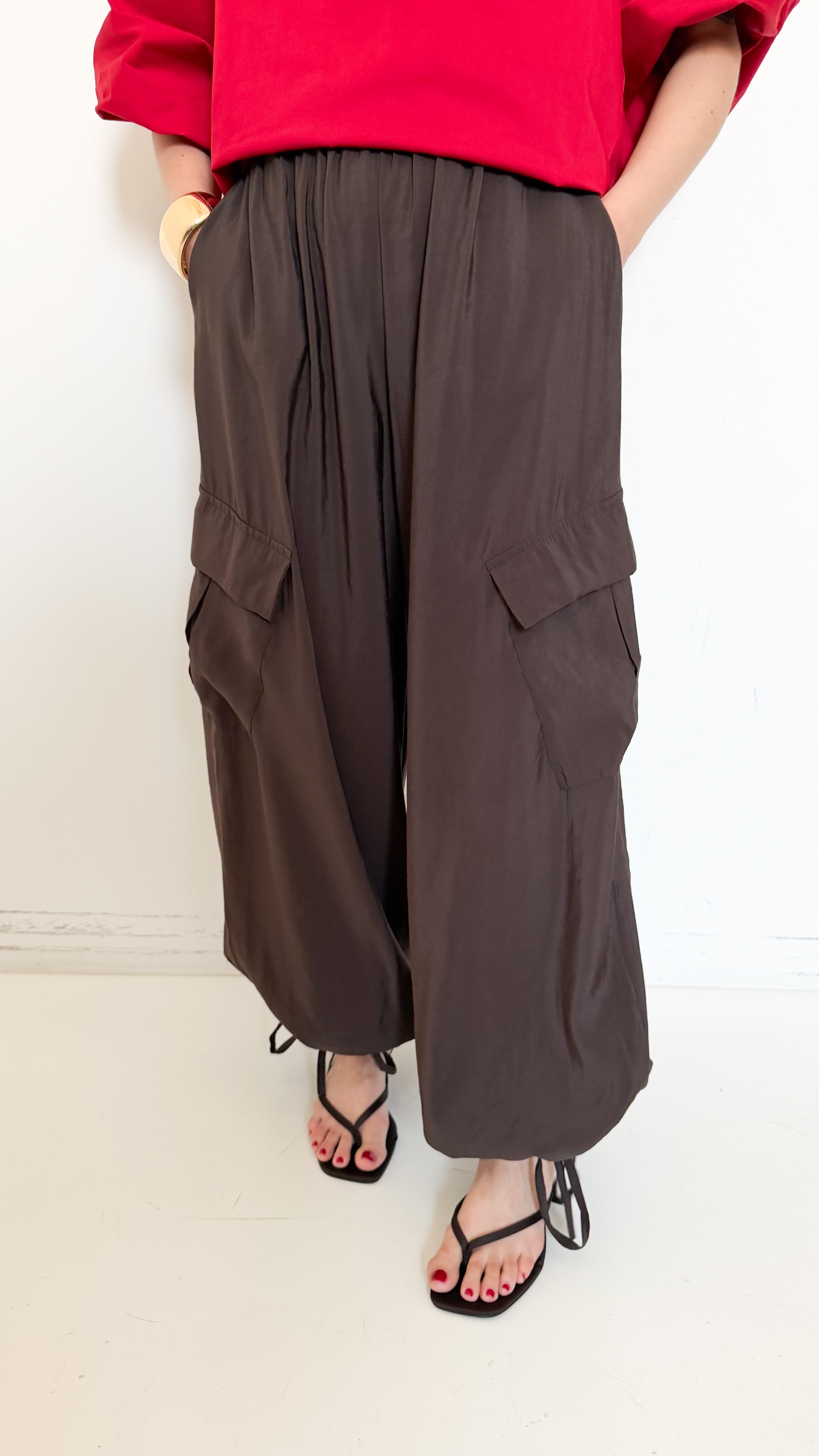 Pantaloni Cargo Marroni