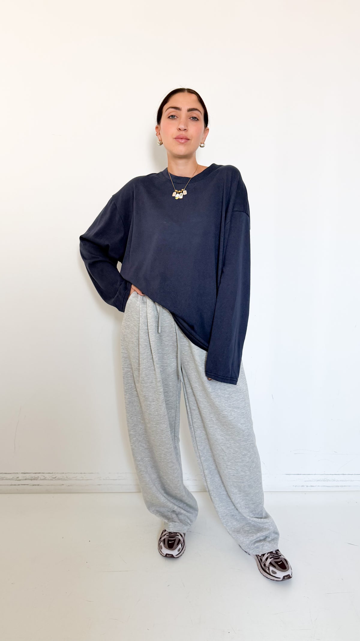 Pantaloni Jogger Grigi