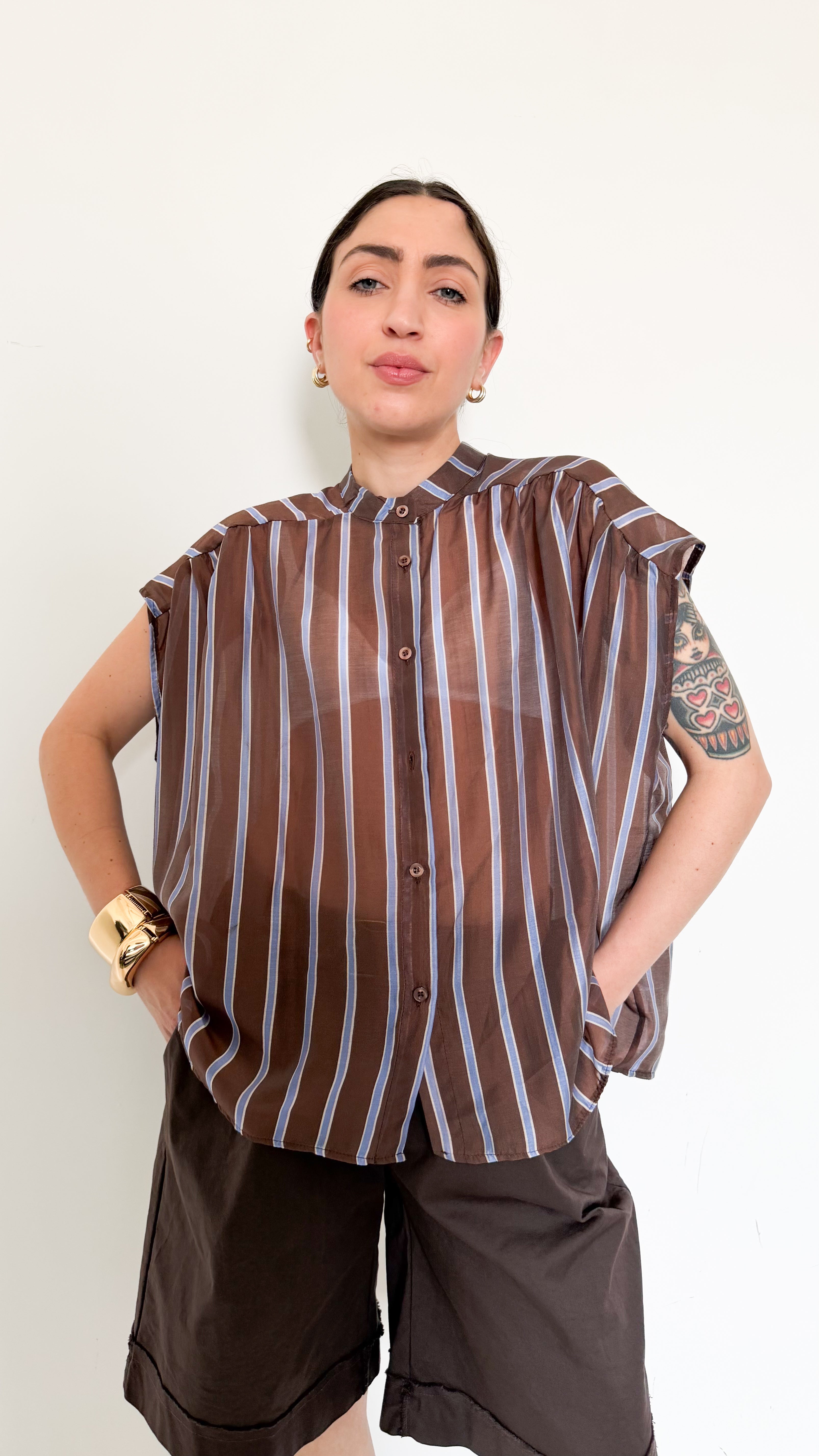 Camicia Velata A Righe