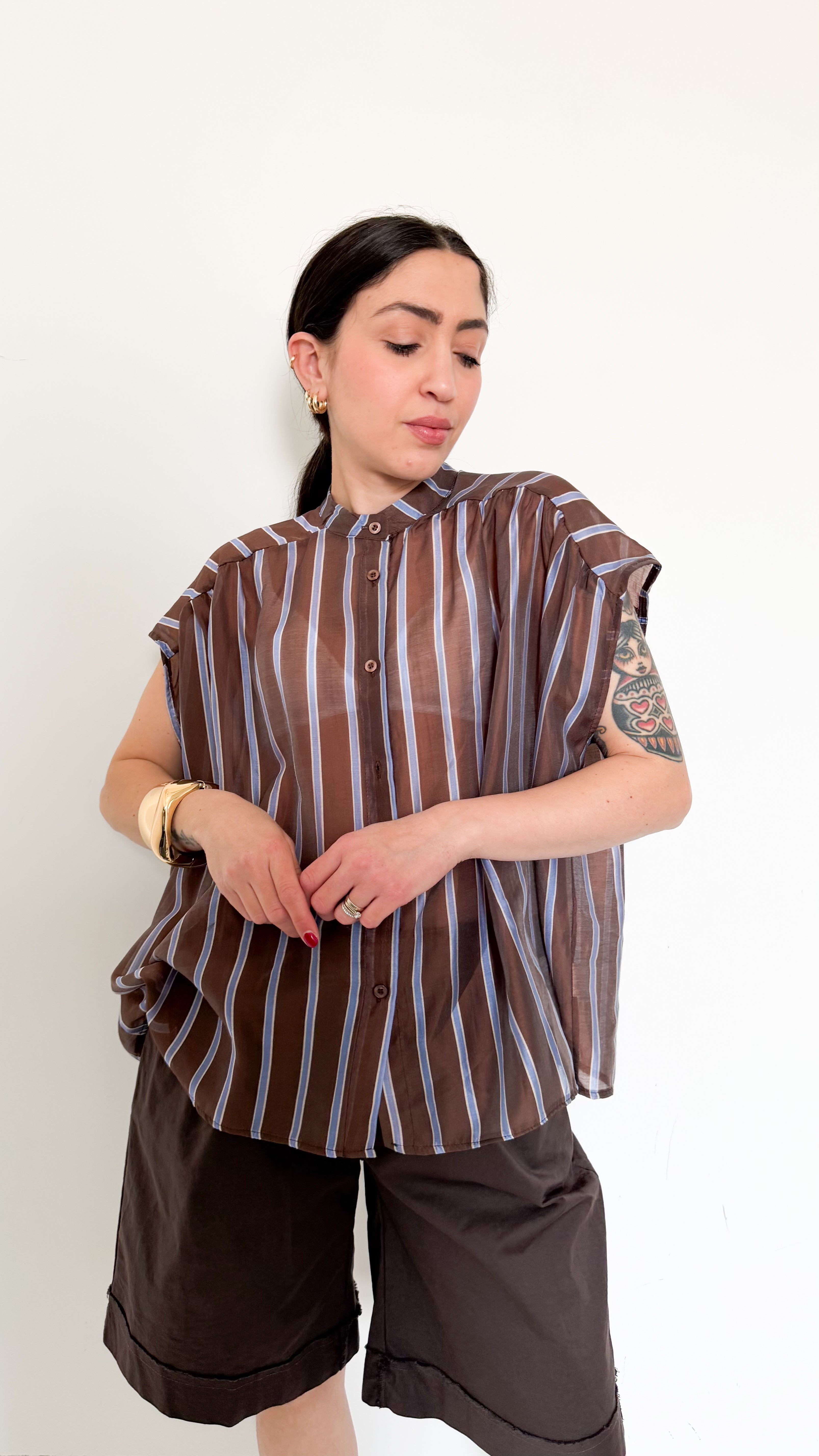 Camicia Velata A Righe