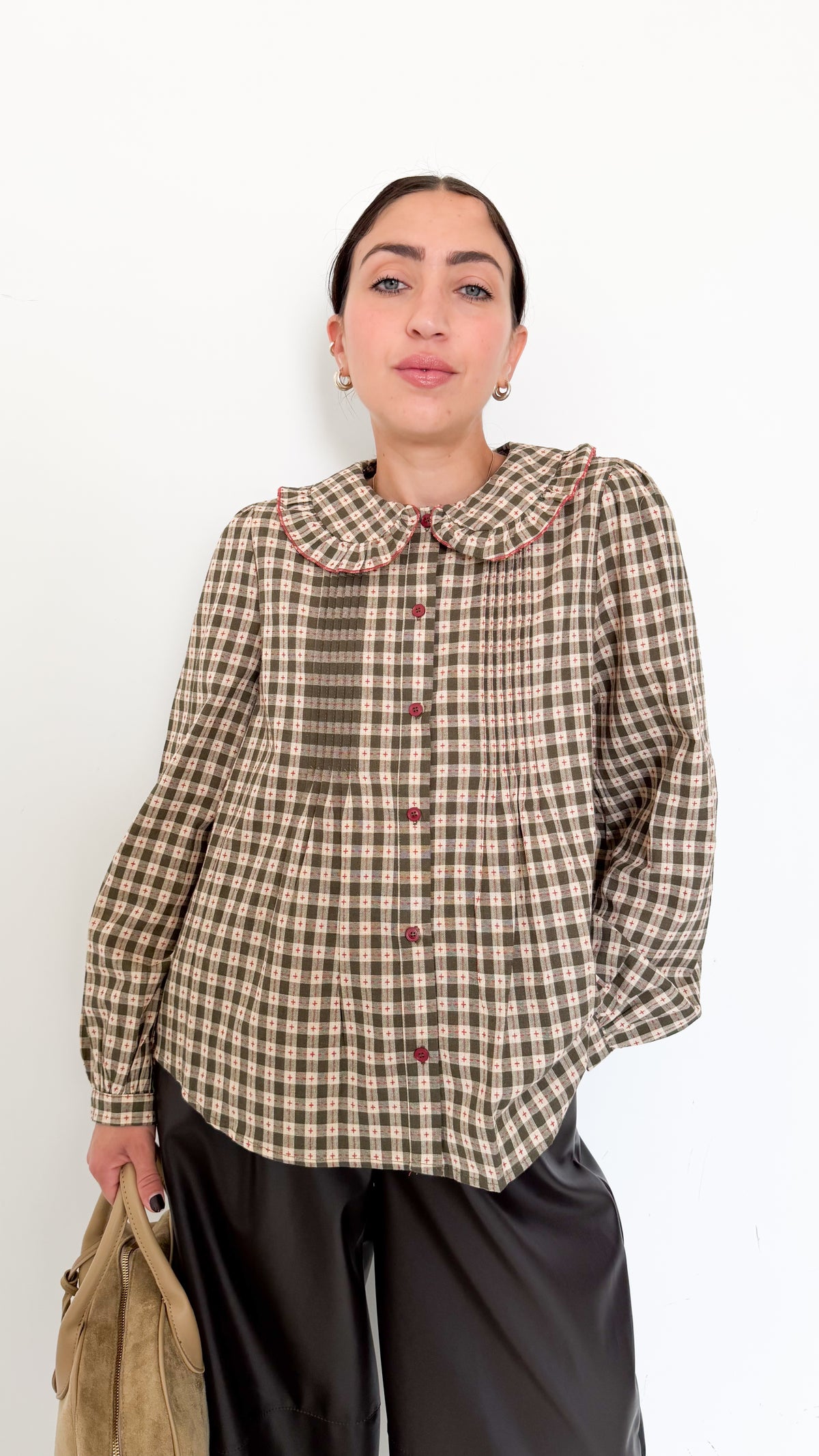 Camicia Verde A Fantasia