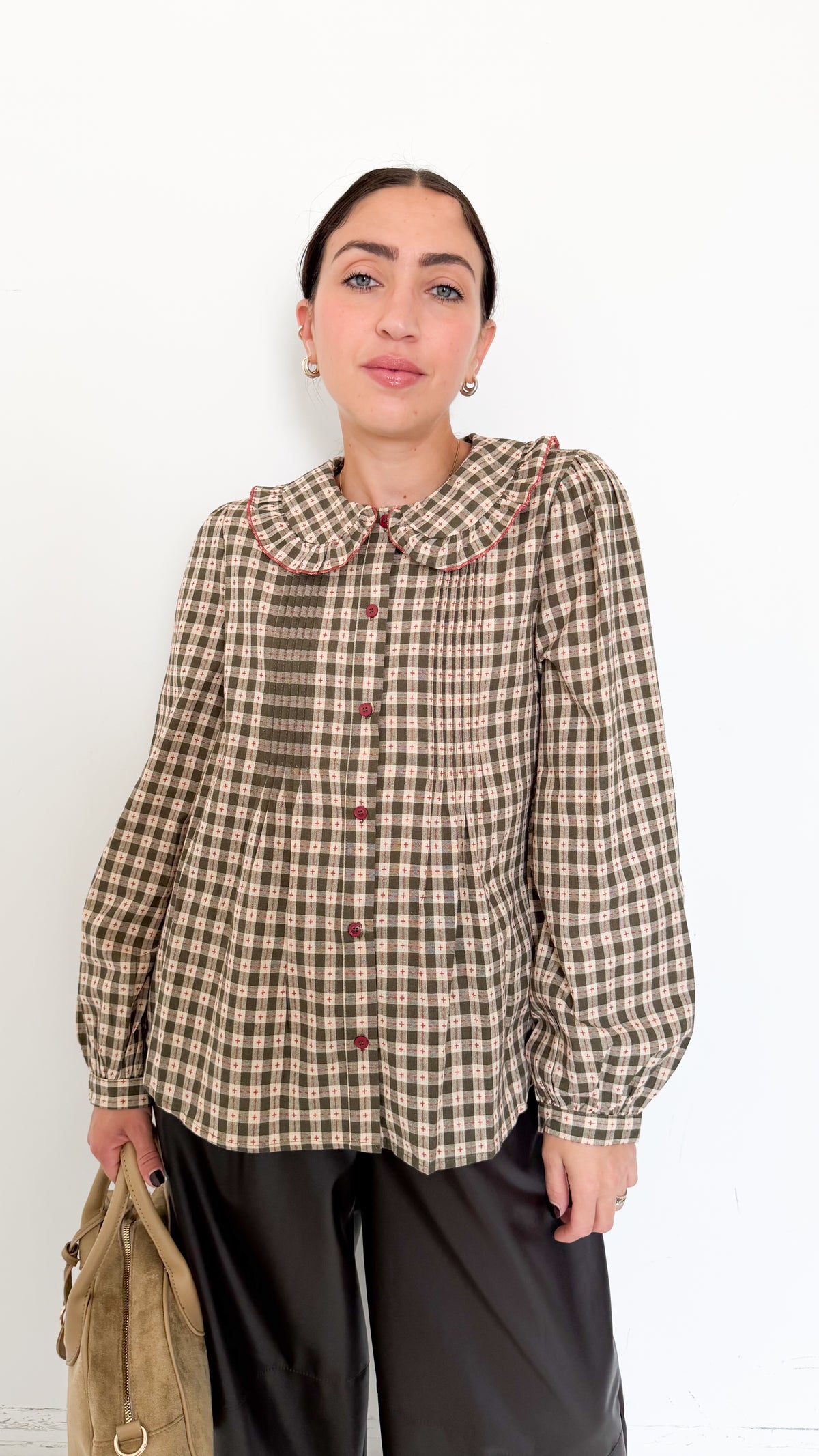 Camicia Verde A Fantasia