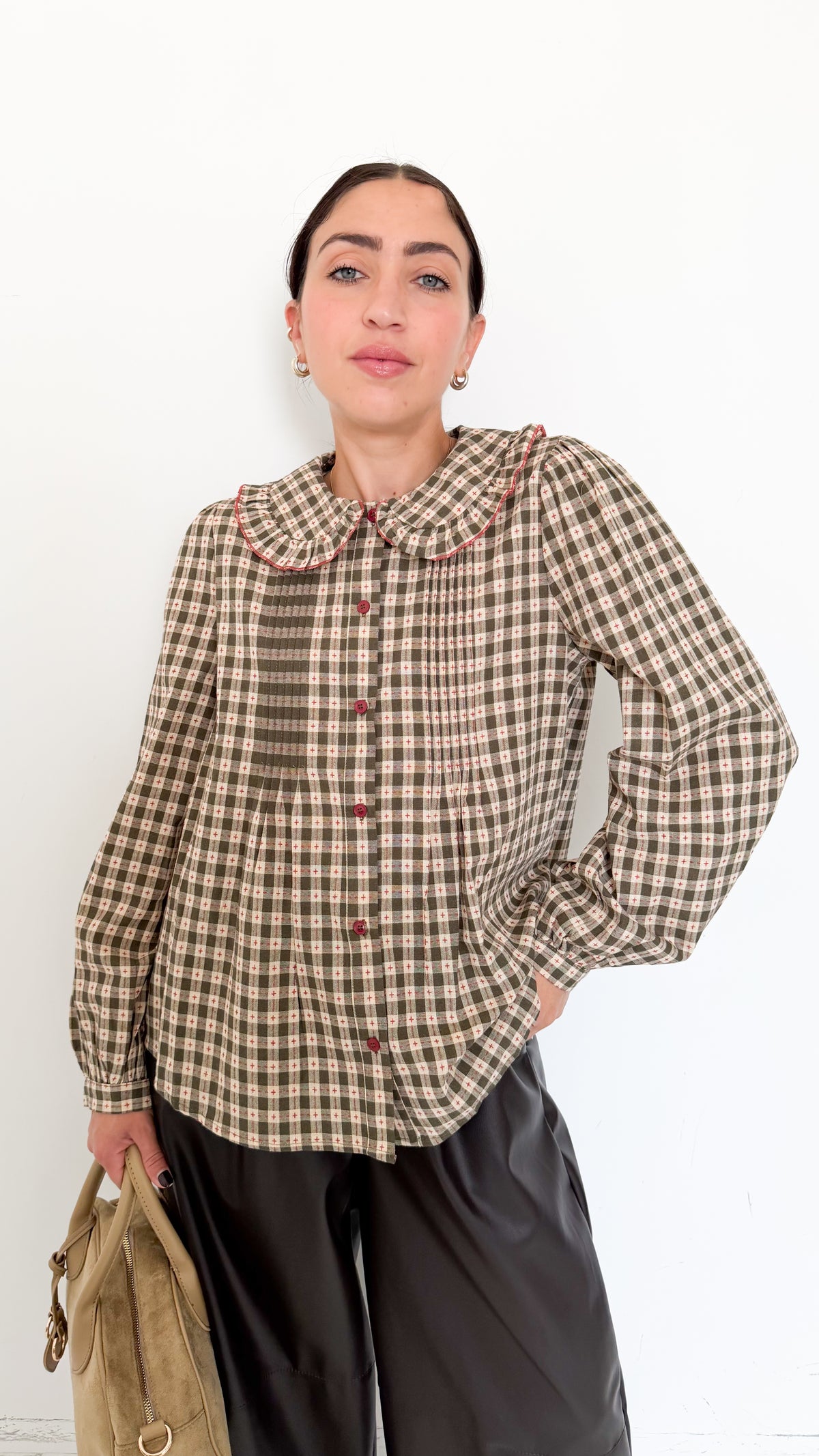 Camicia Verde A Fantasia