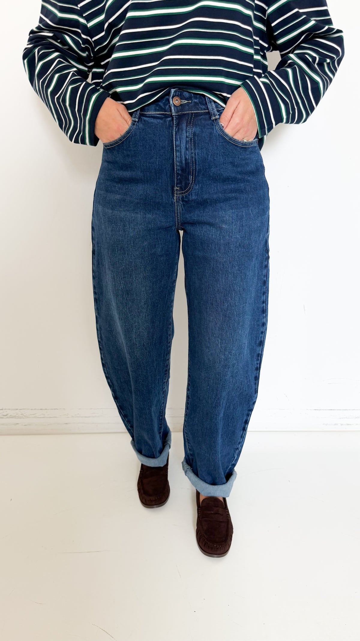Jeans Balloon Fit Stone Wash