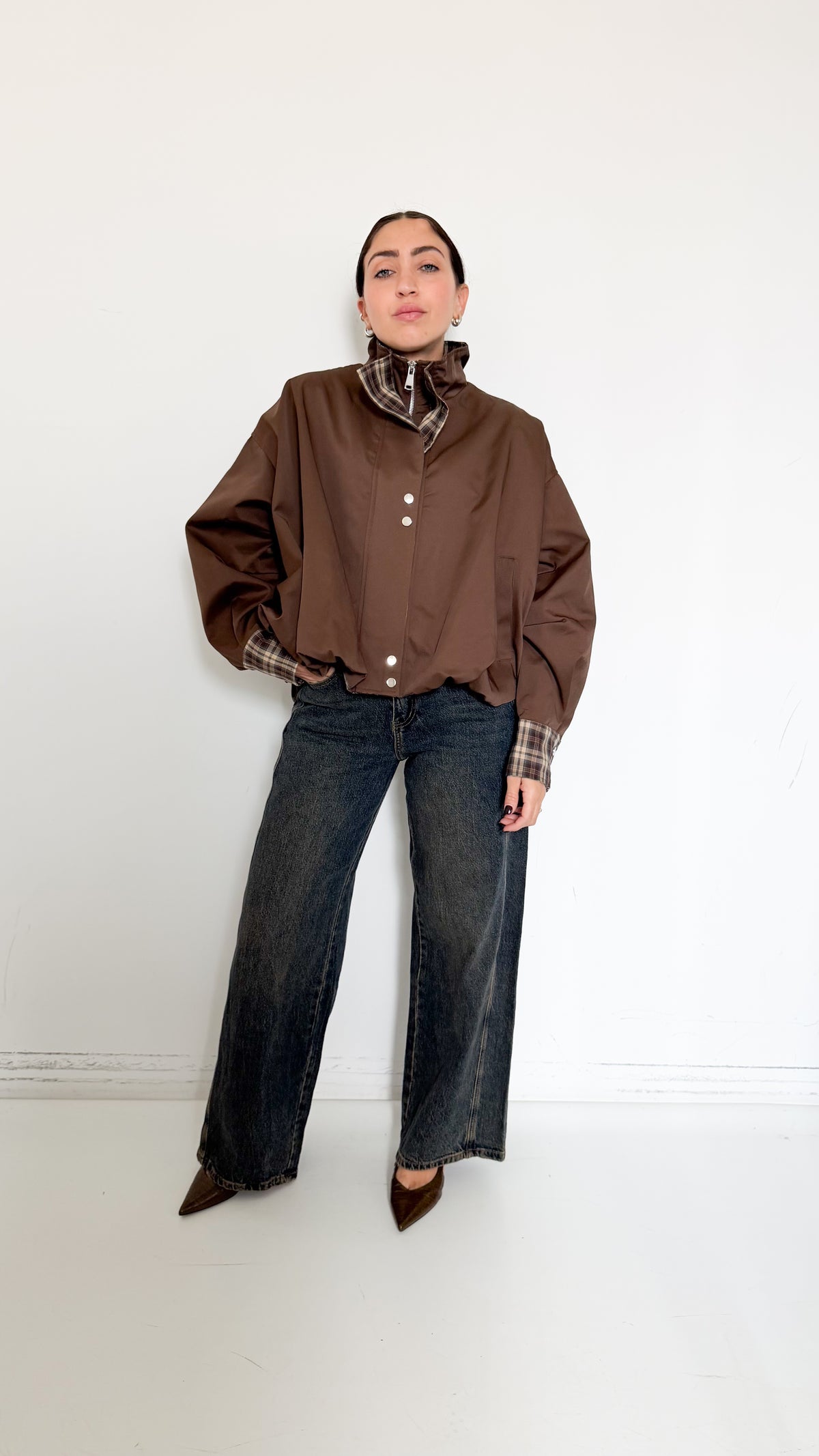 Jeans Wide Leg Sabbiato