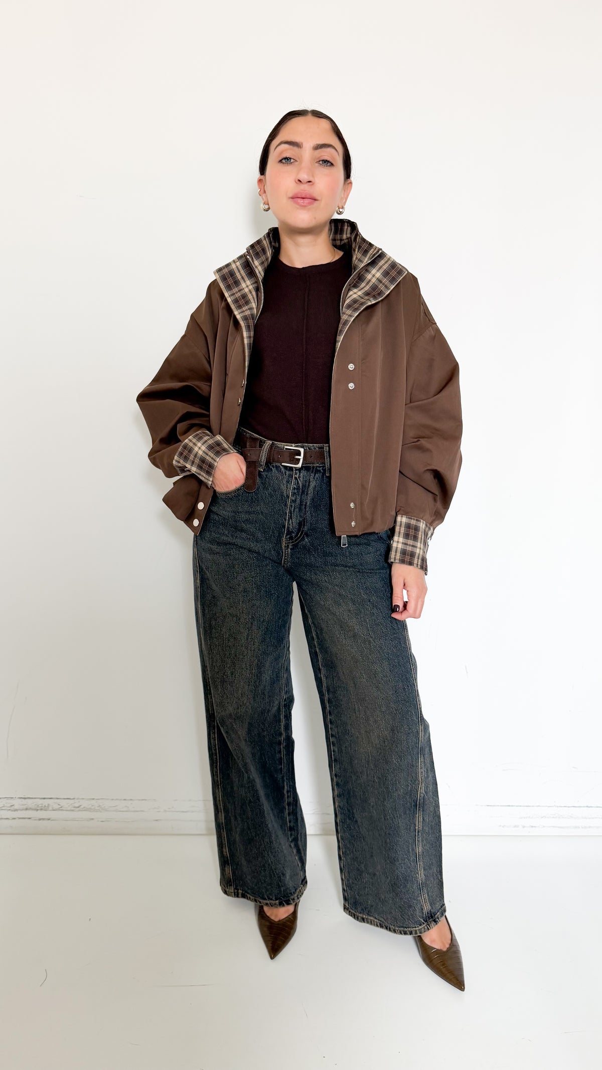 Jeans Wide Leg Sabbiato