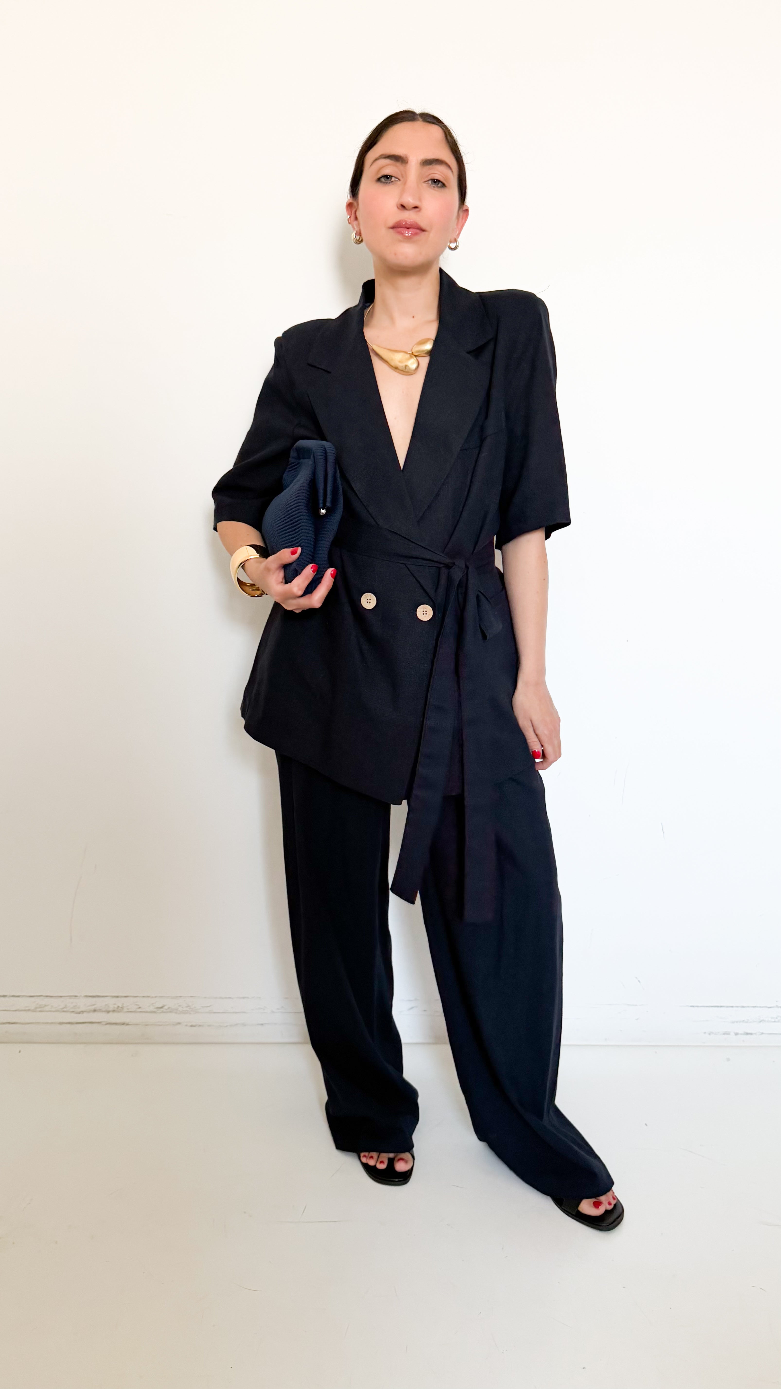 Tailleur Mezza Manica Blu