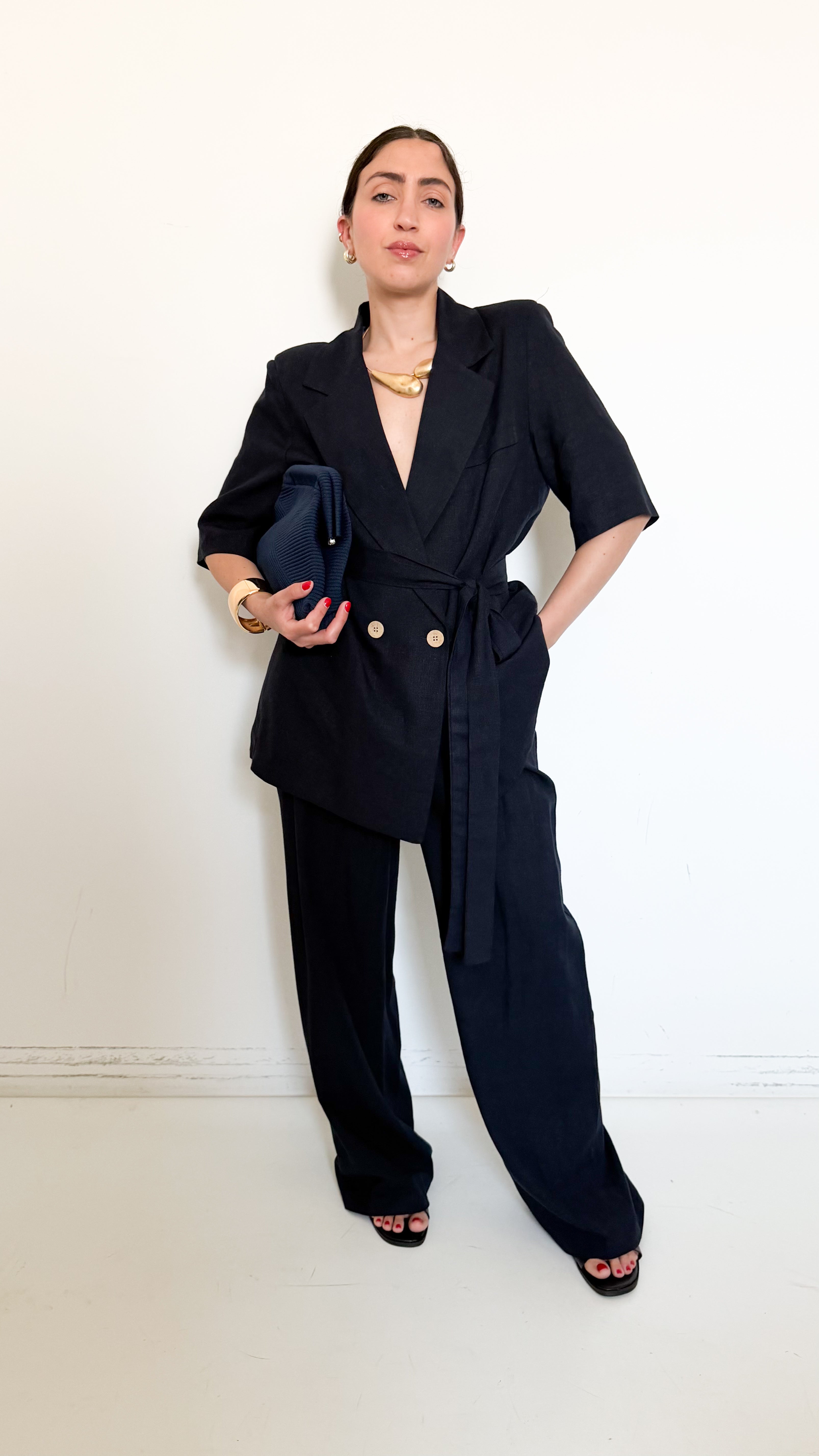 Tailleur Mezza Manica Blu