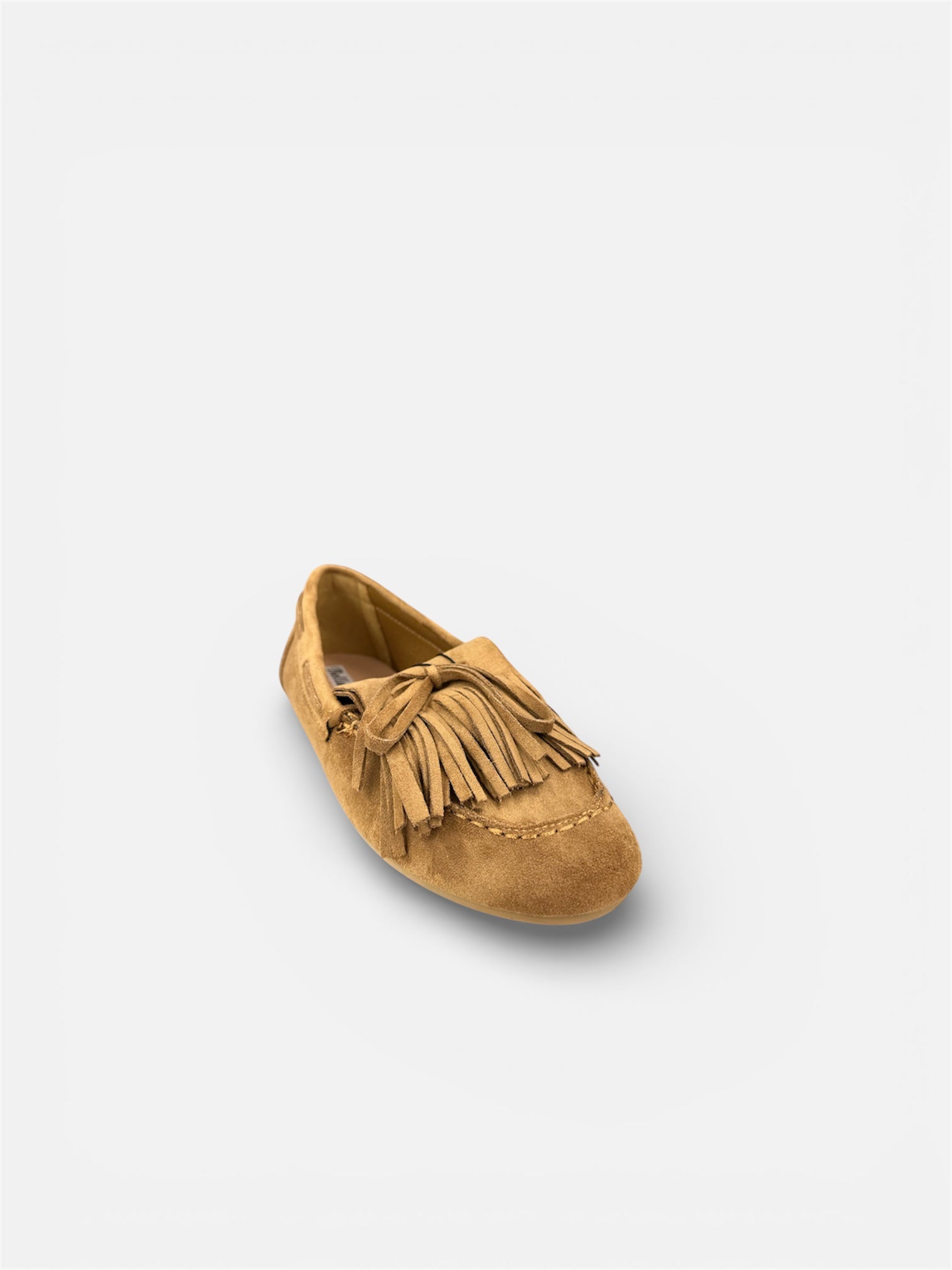 Mocassino Camel Con Frange