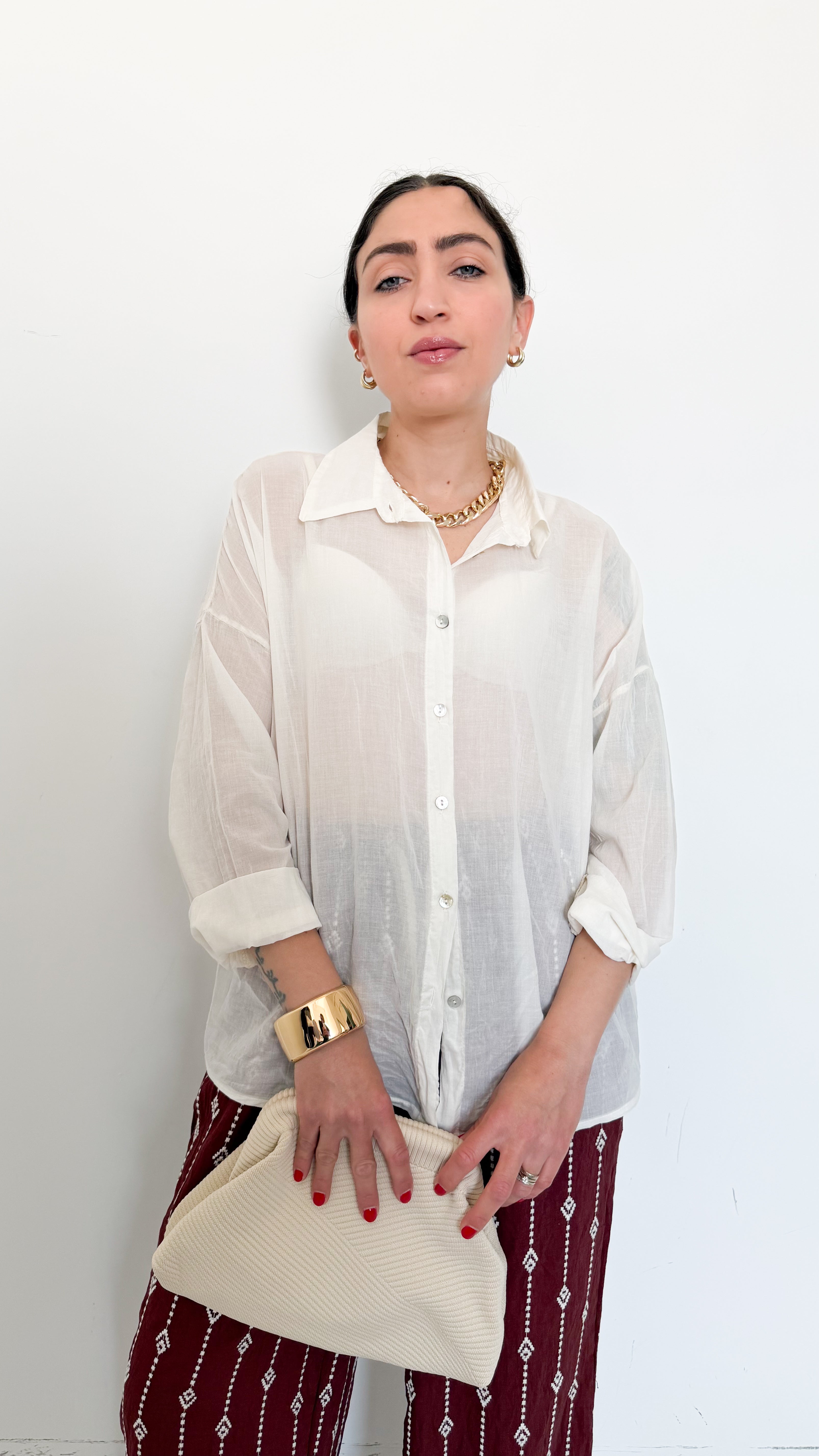Camicia Burro In Cotone