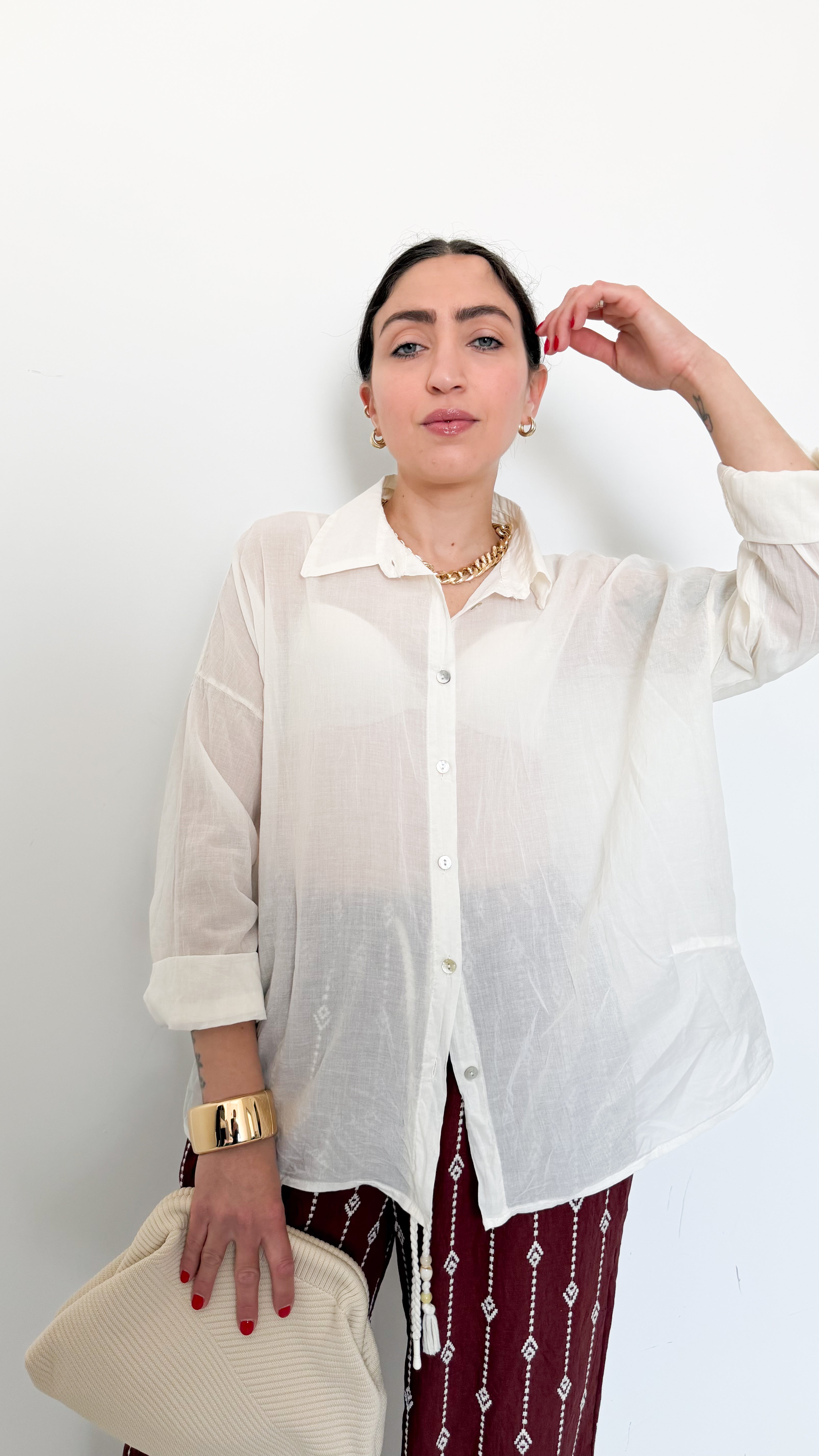 Camicia Burro In Cotone