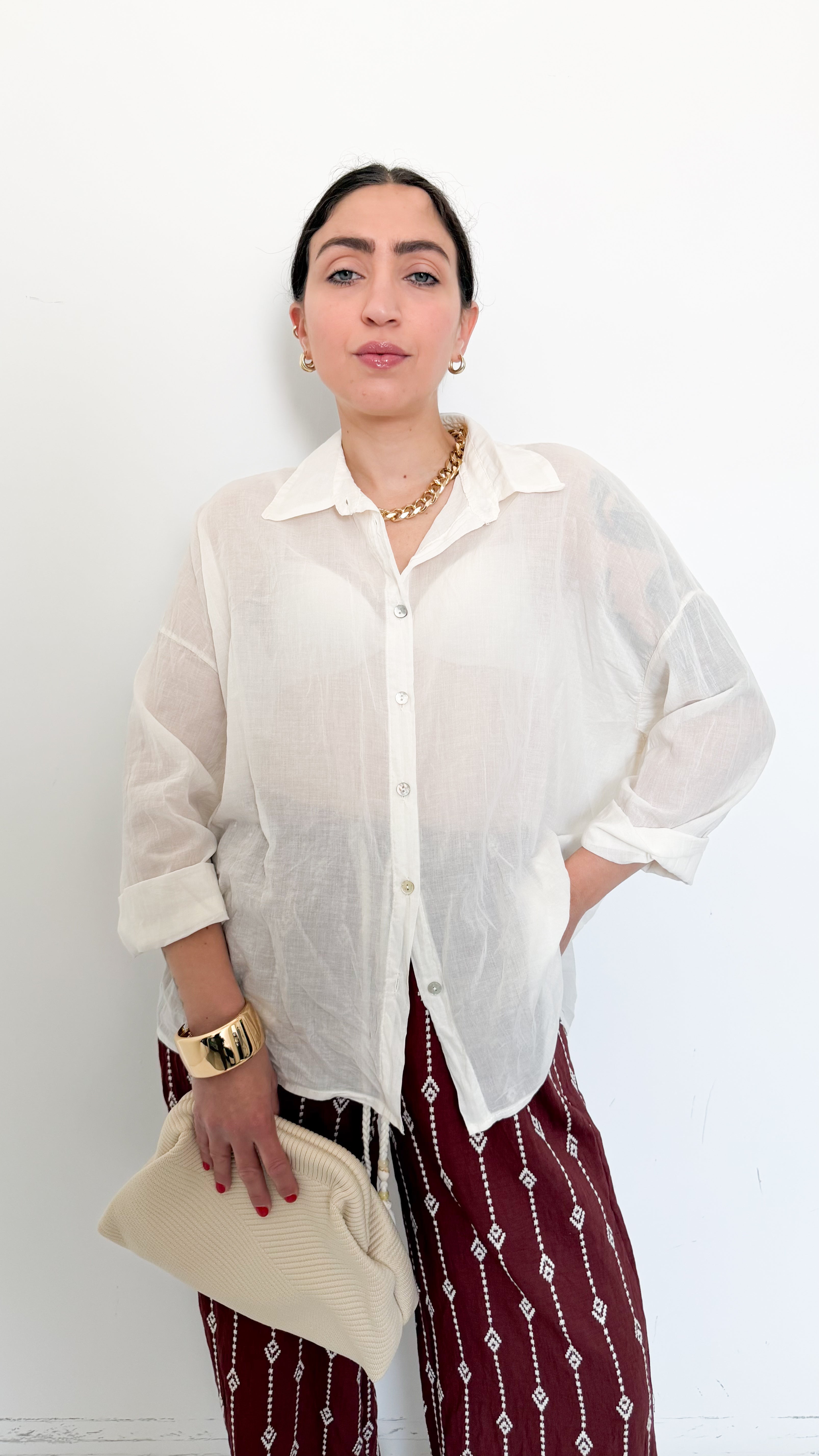 Camicia Burro In Cotone