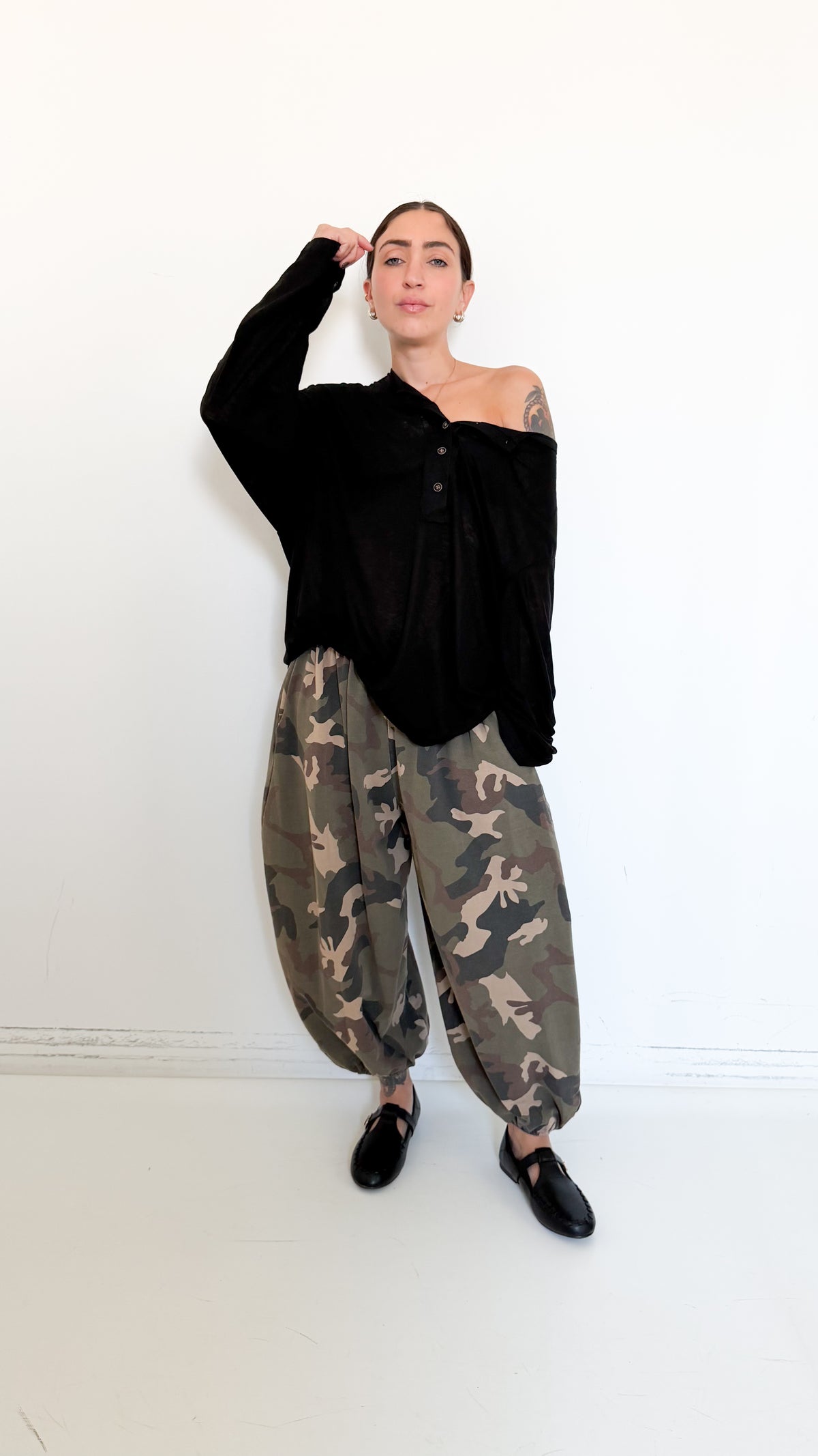 Pantaloni Jogger Camouflage