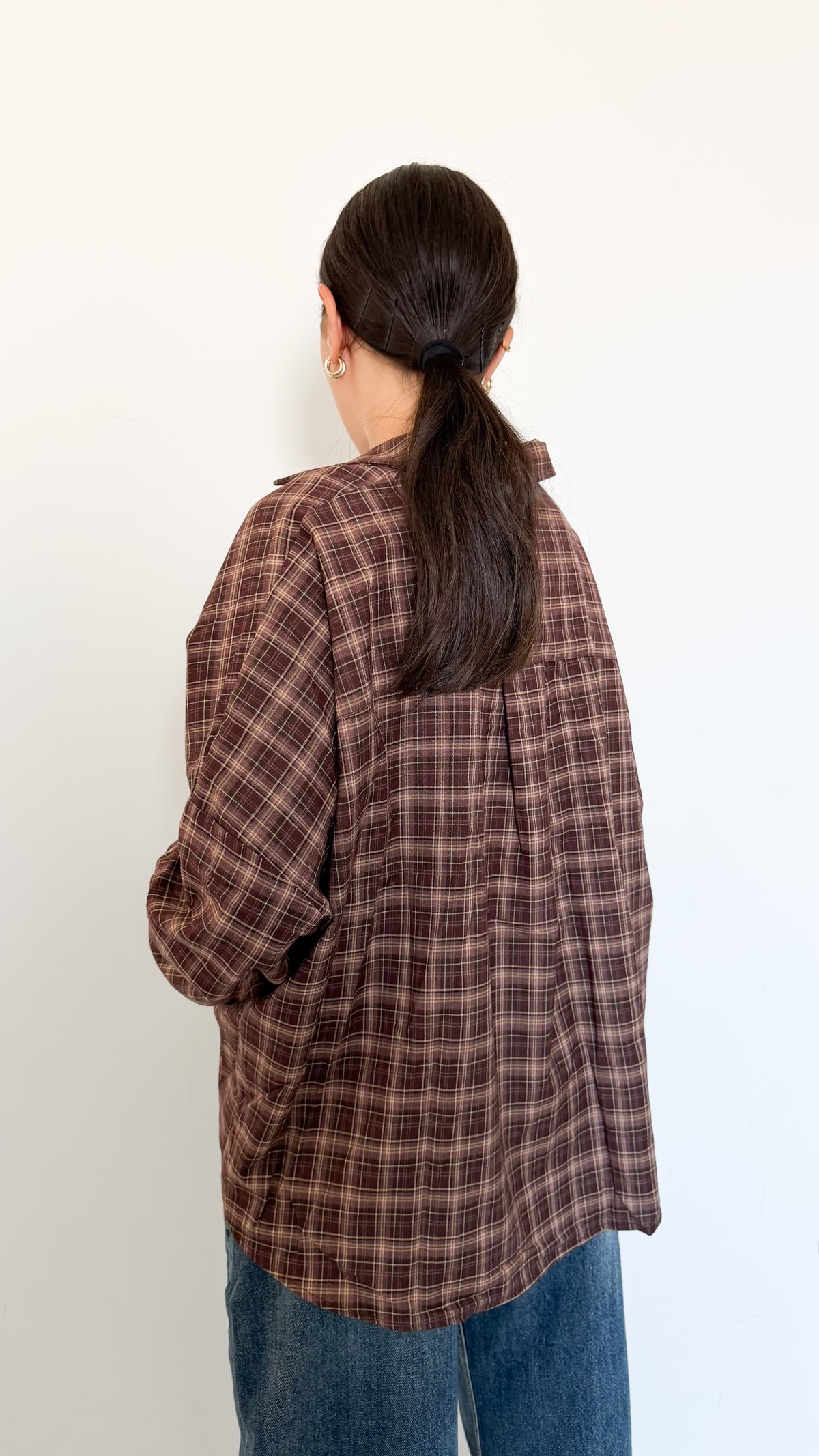 Camicia A Quadri Con Dettagli