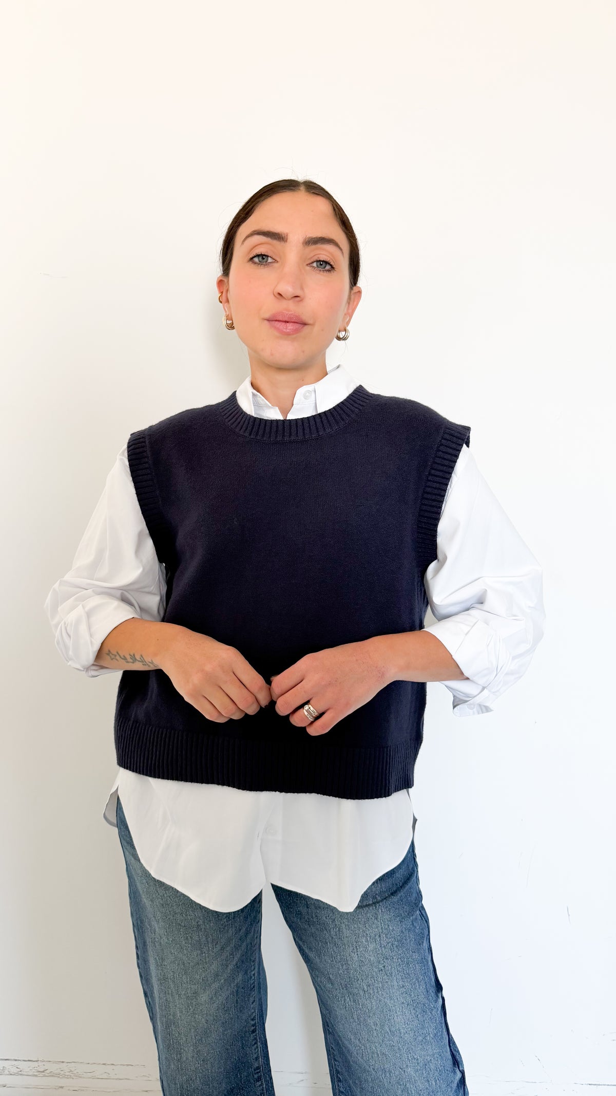 Gilet Over Blu