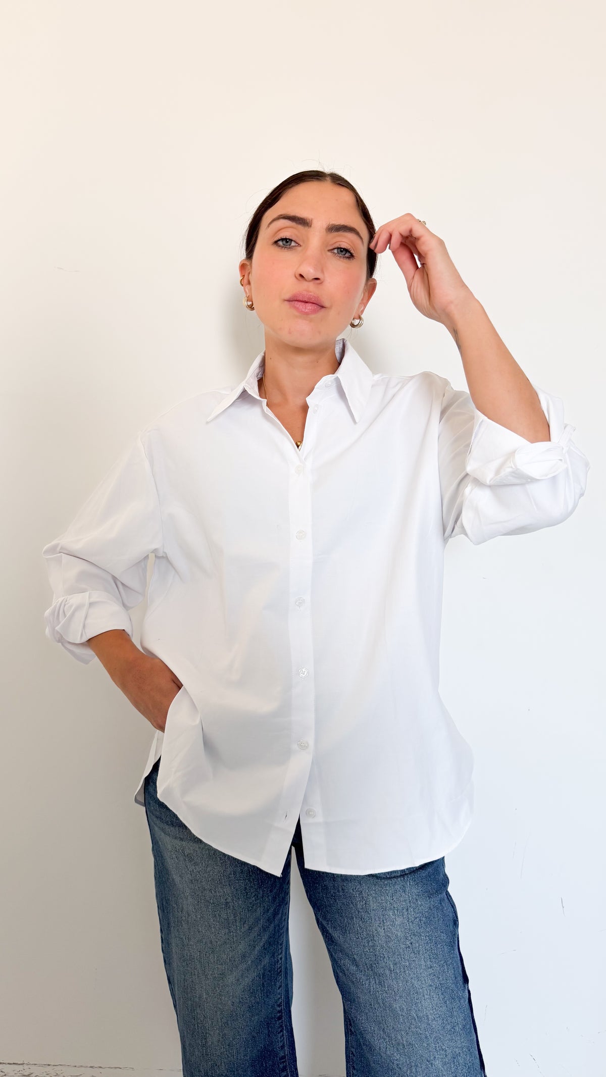 Camicia Basic Bianca