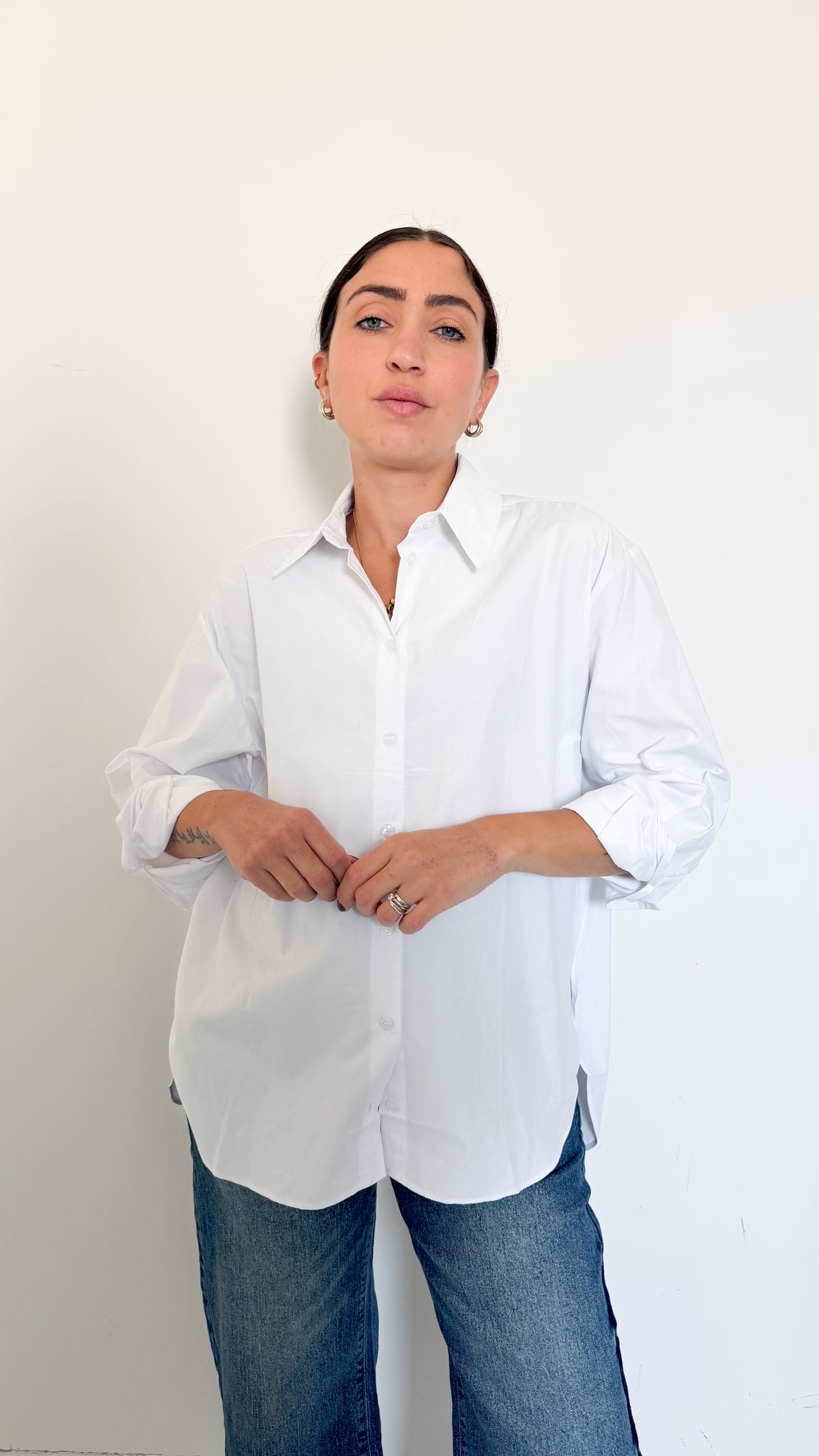 Camicia Basic Bianca