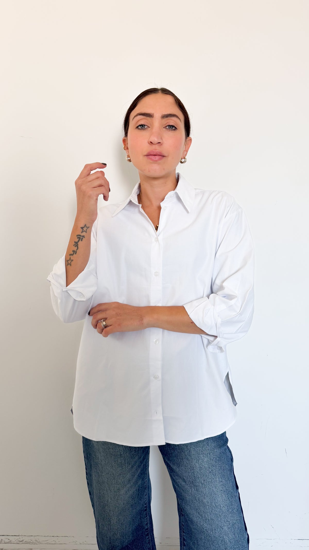 Camicia Basic Bianca