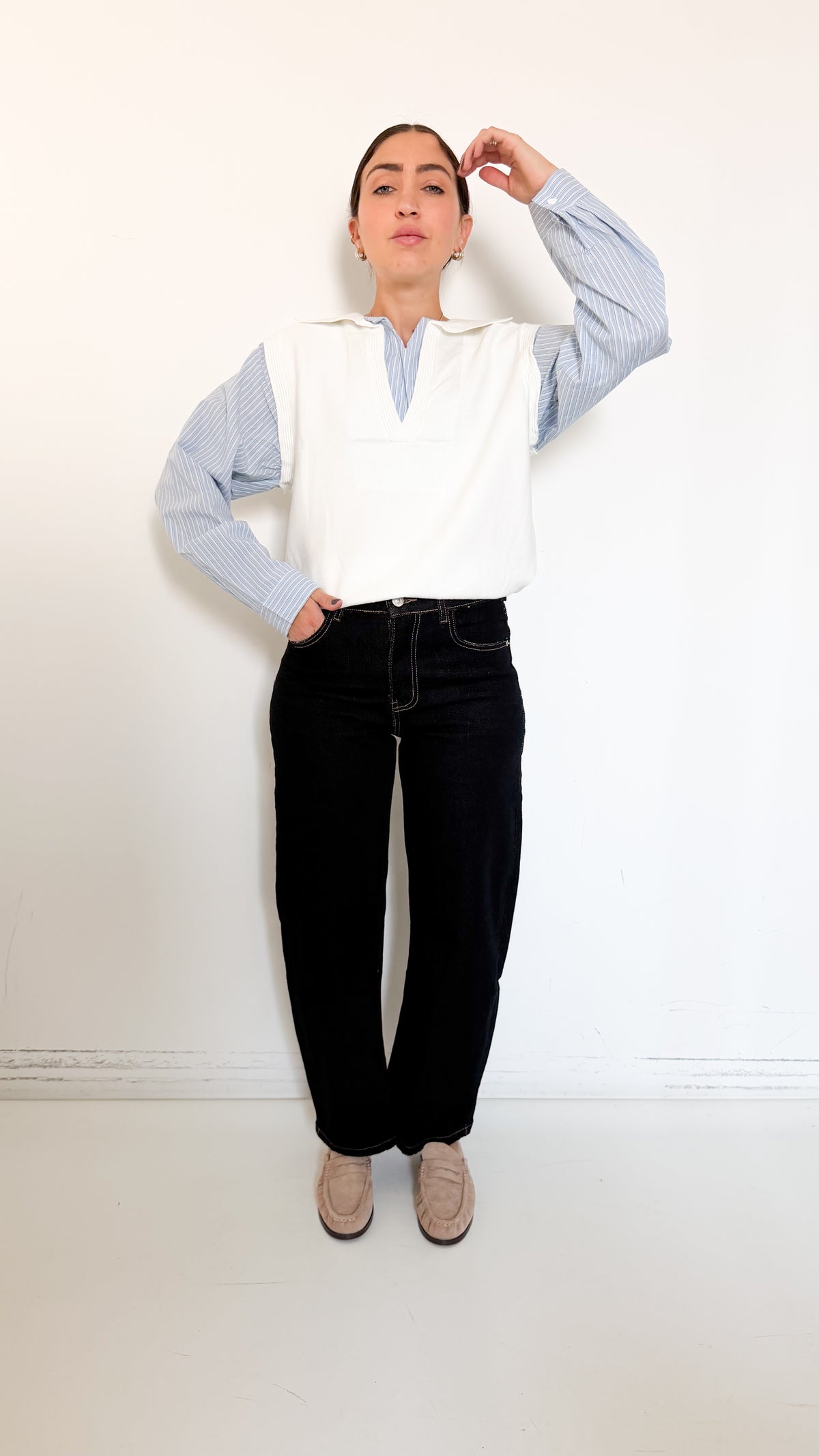 Jeans Balloon Fit Lavaggio Zero
