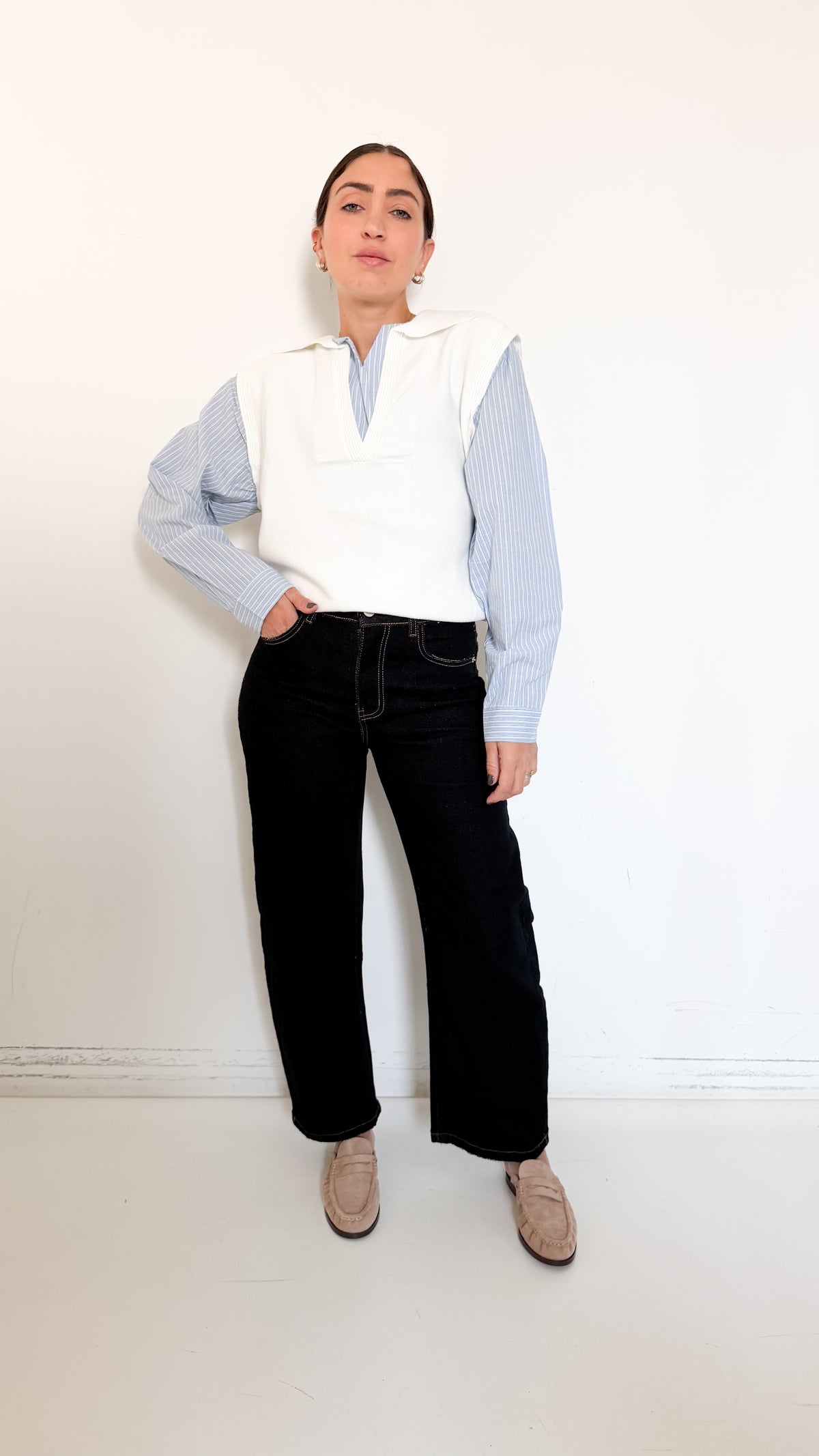 Jeans Balloon Fit Lavaggio Zero
