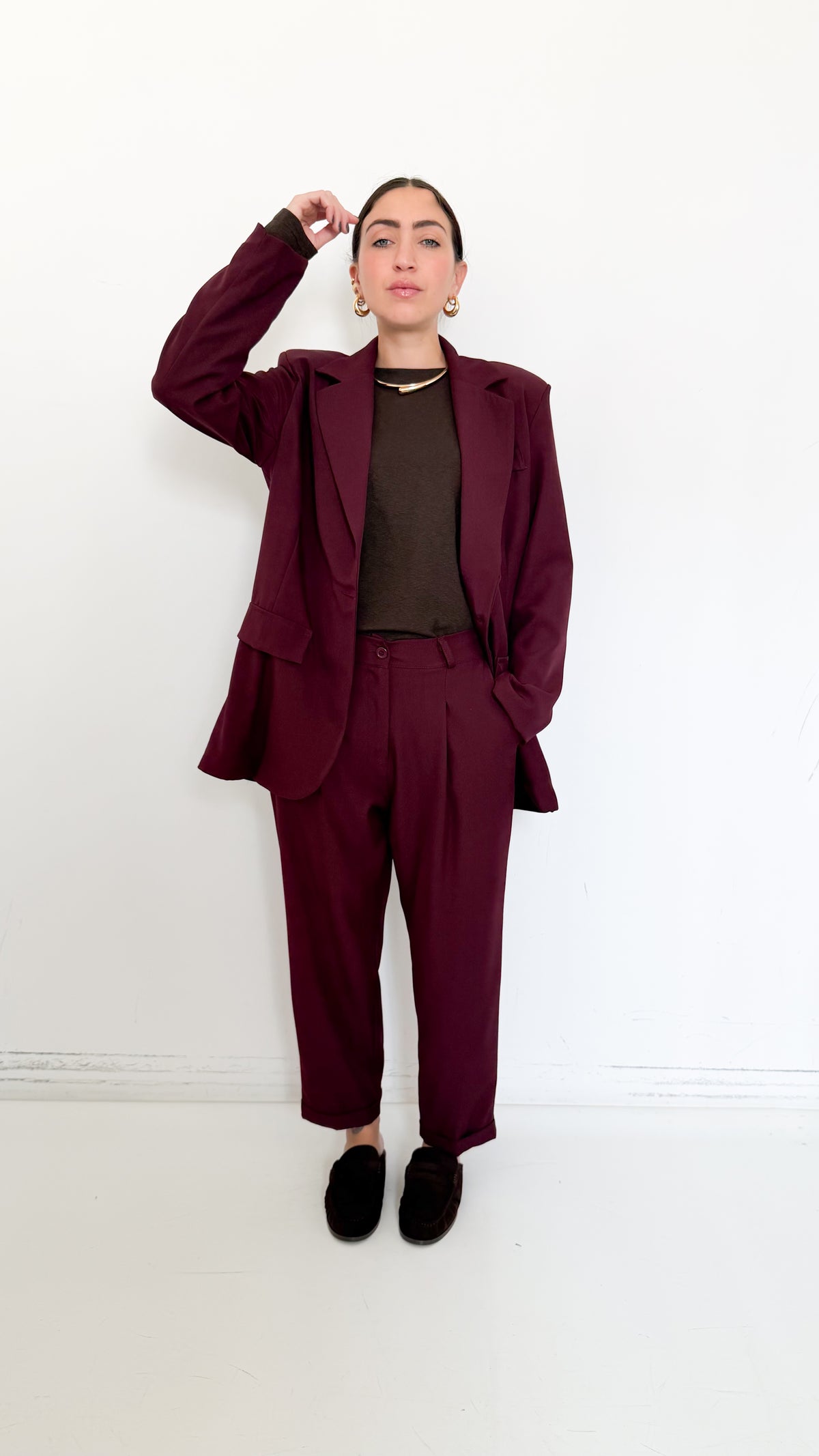 Tailleur Monopetto Bordeaux