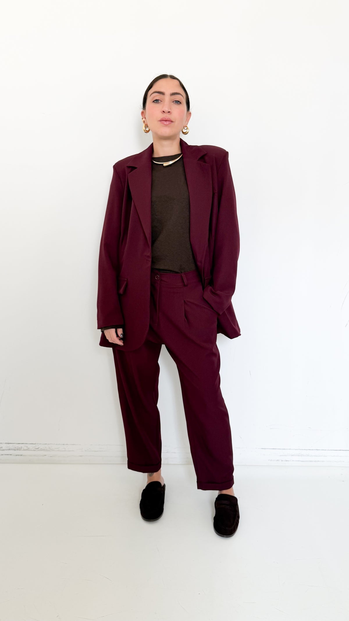 Tailleur Monopetto Bordeaux