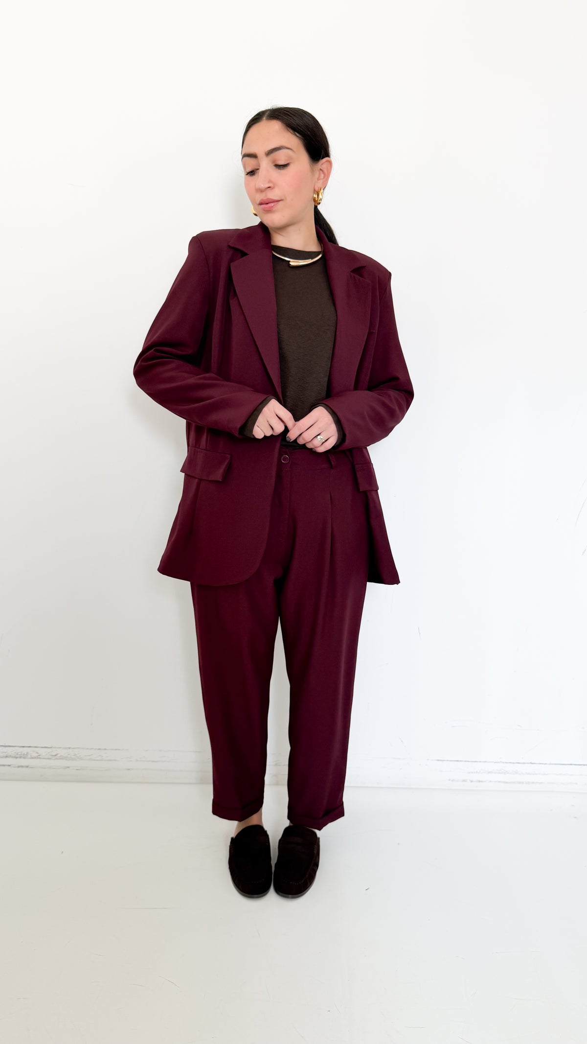Tailleur Monopetto Bordeaux