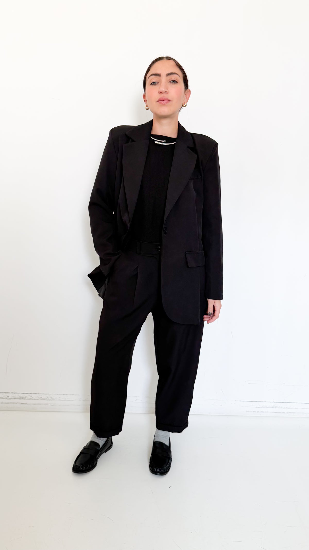 Tailleur Monopetto Nero