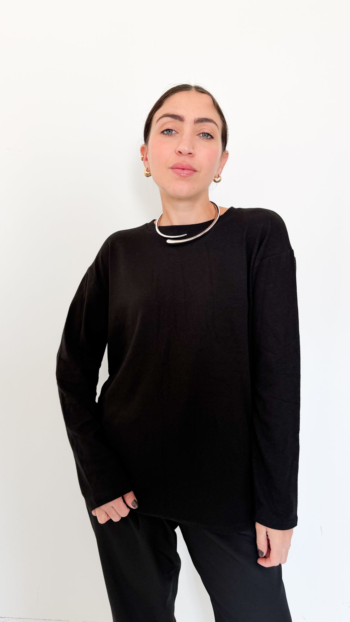 Maglietta Long Sleeve Nera