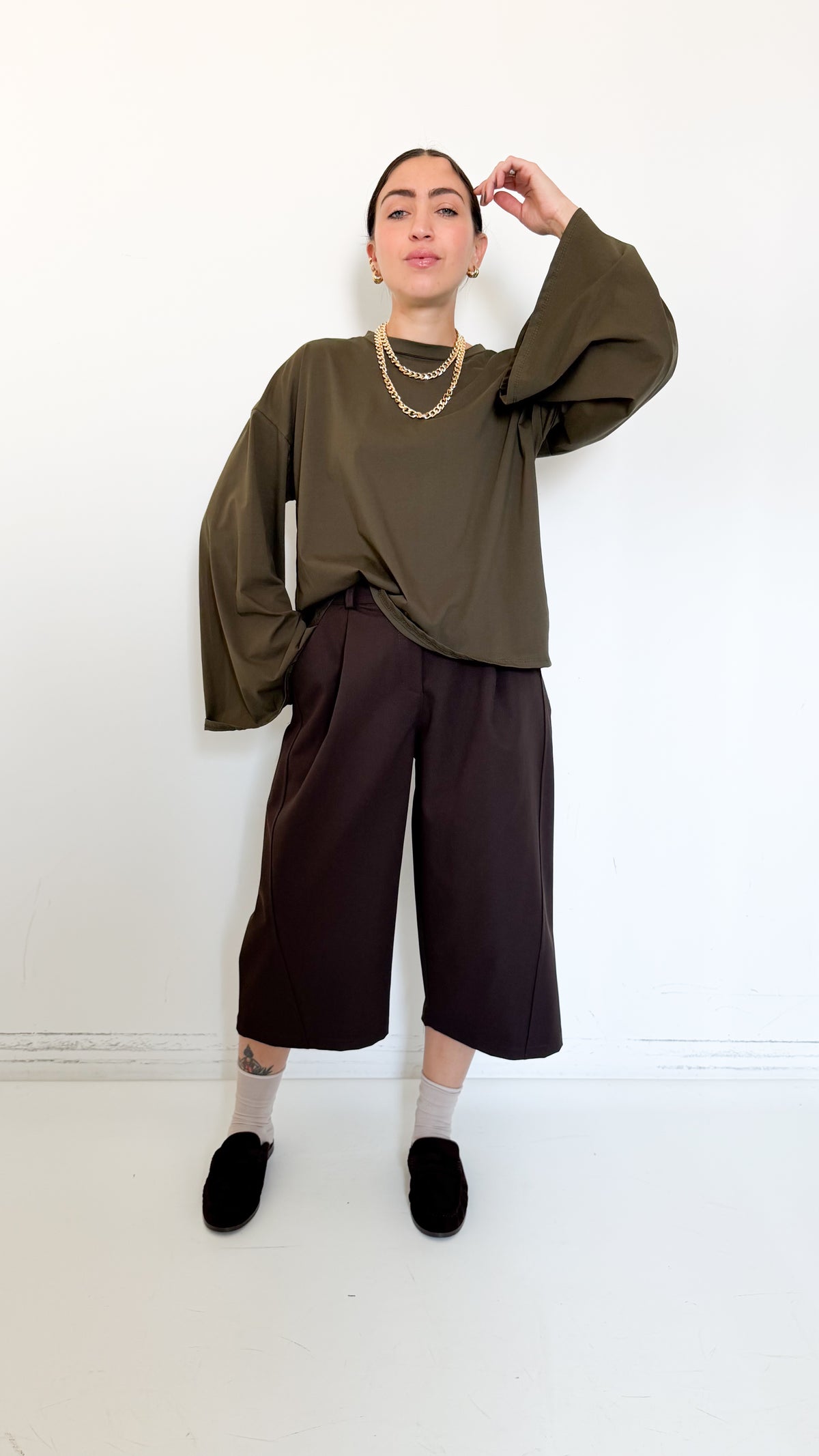 Bermuda Marrone Baggy