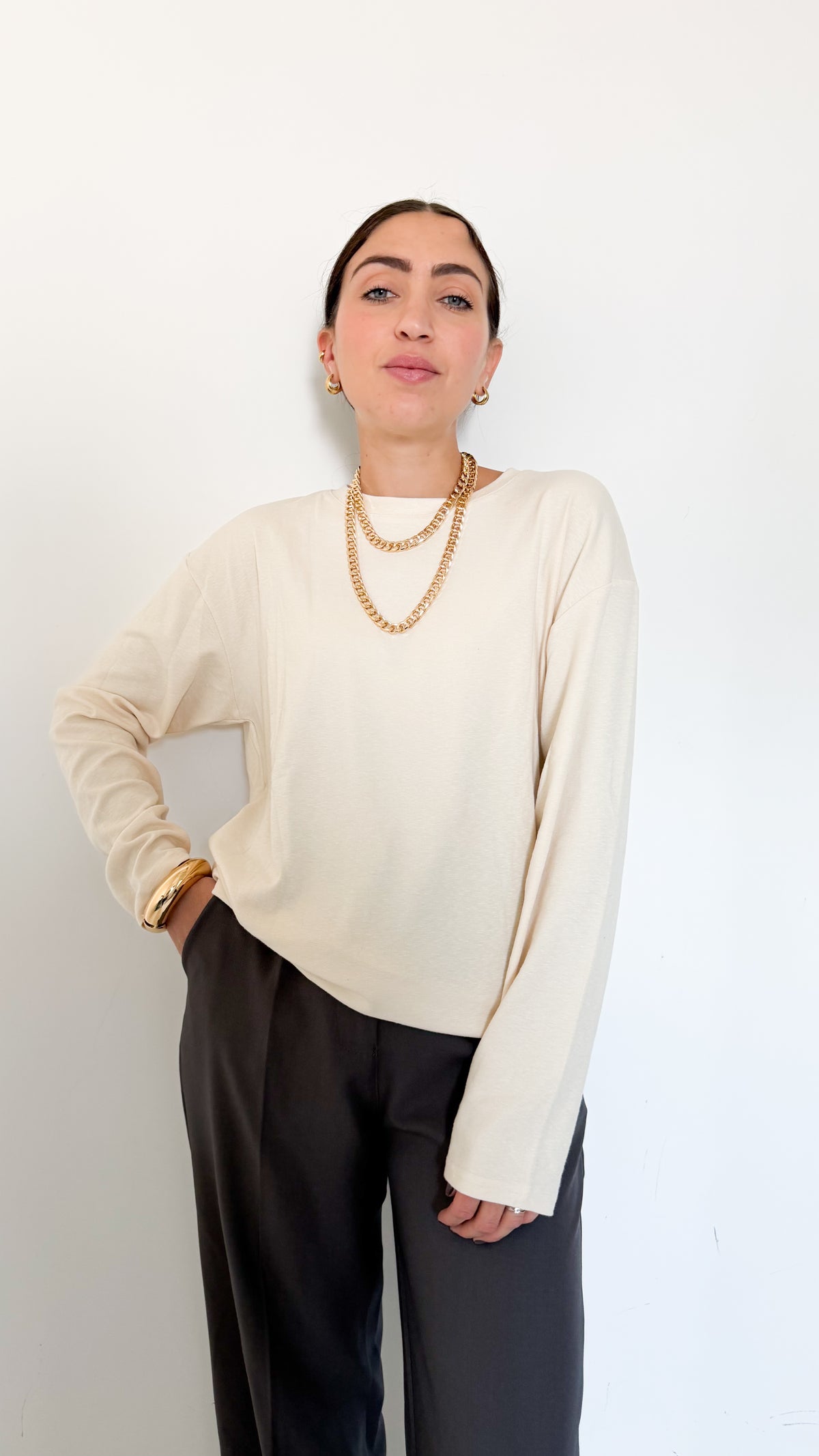 Maglietta Long Sleeve Burro