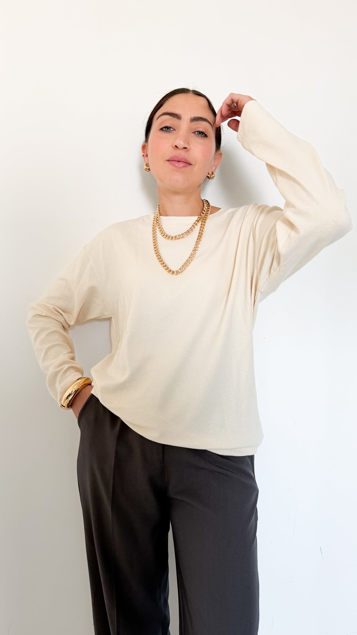 Maglietta Long Sleeve Burro