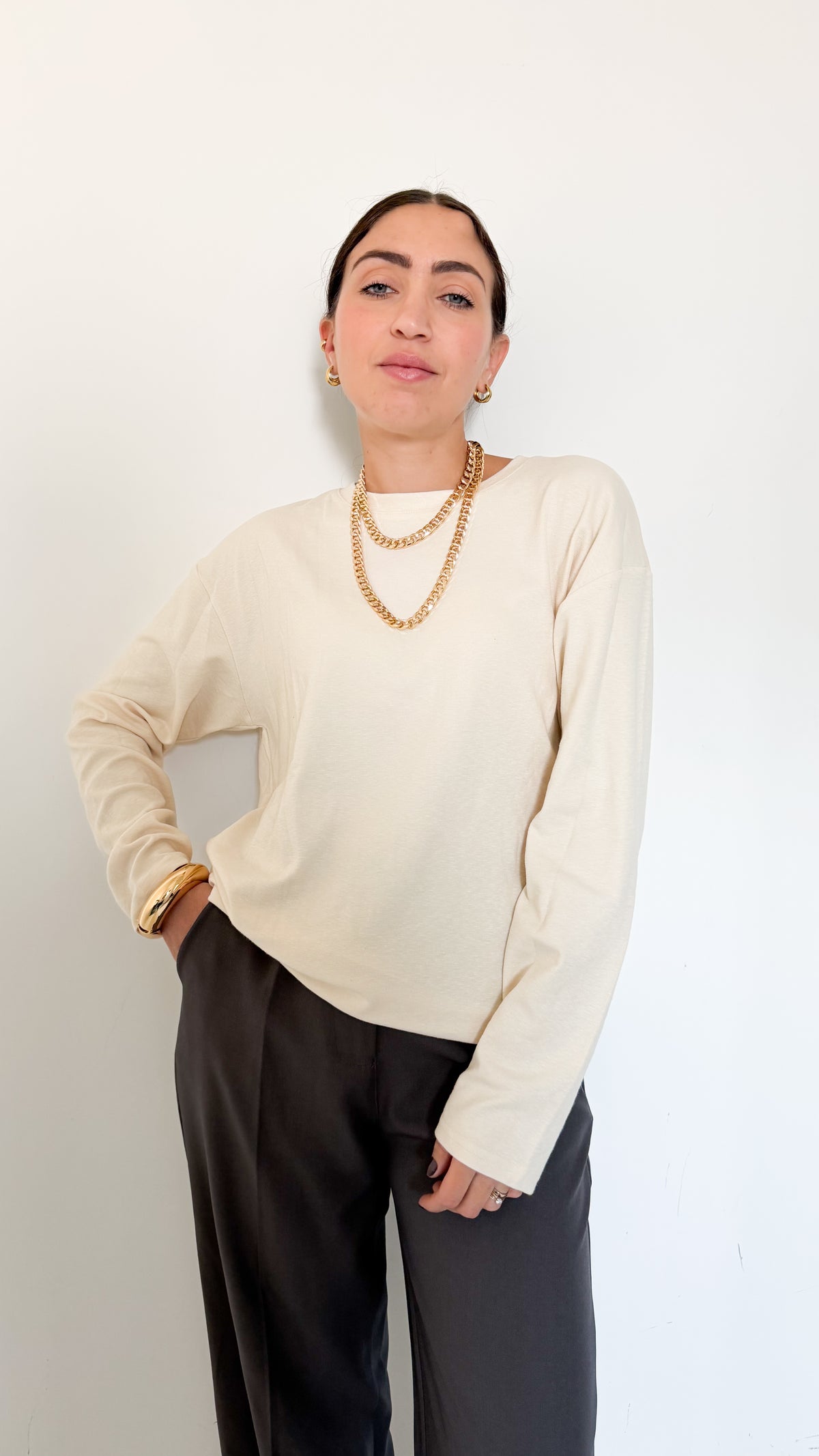 Maglietta Long Sleeve Burro