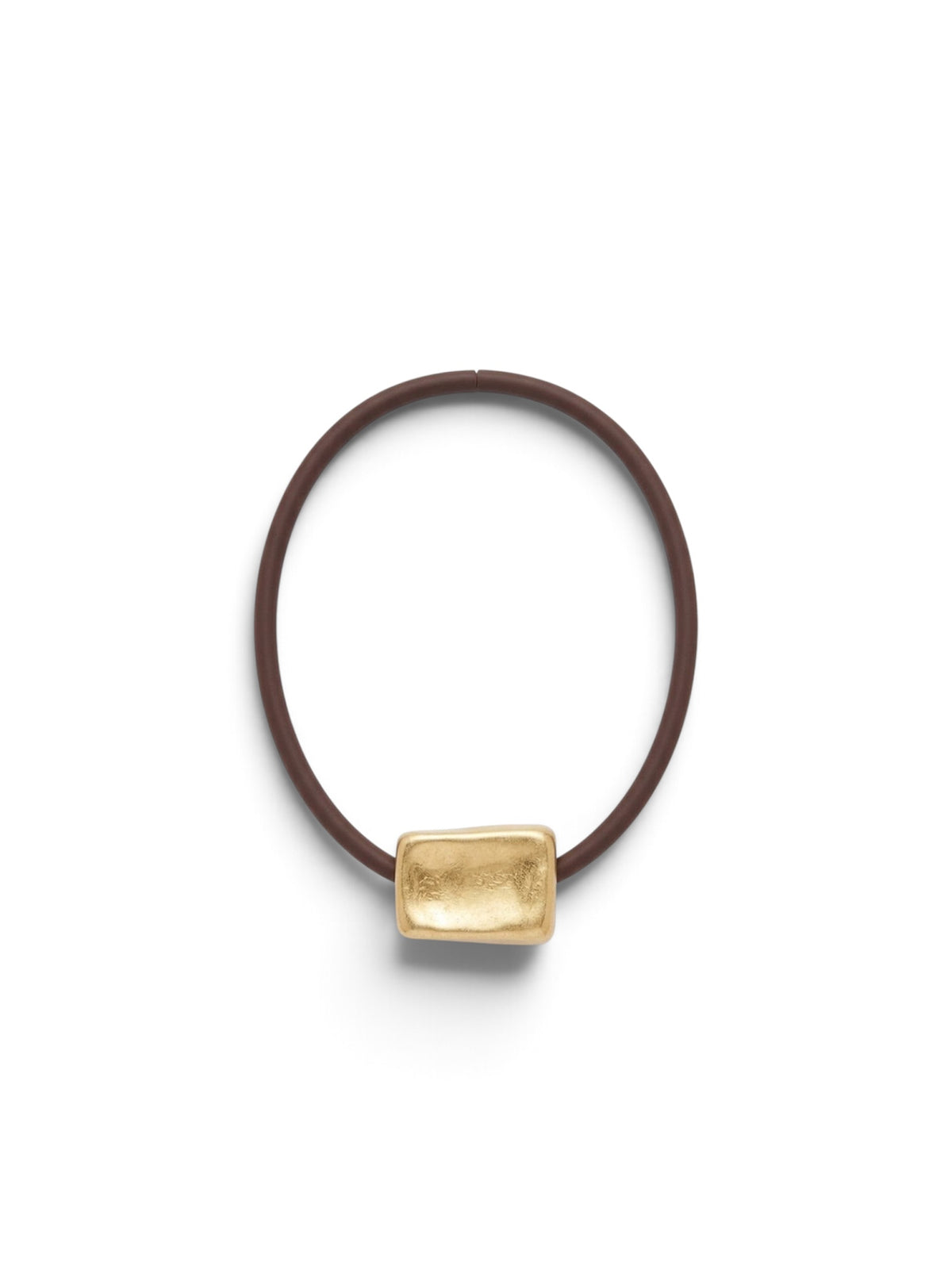 Collana Marrone Con Dettaglio