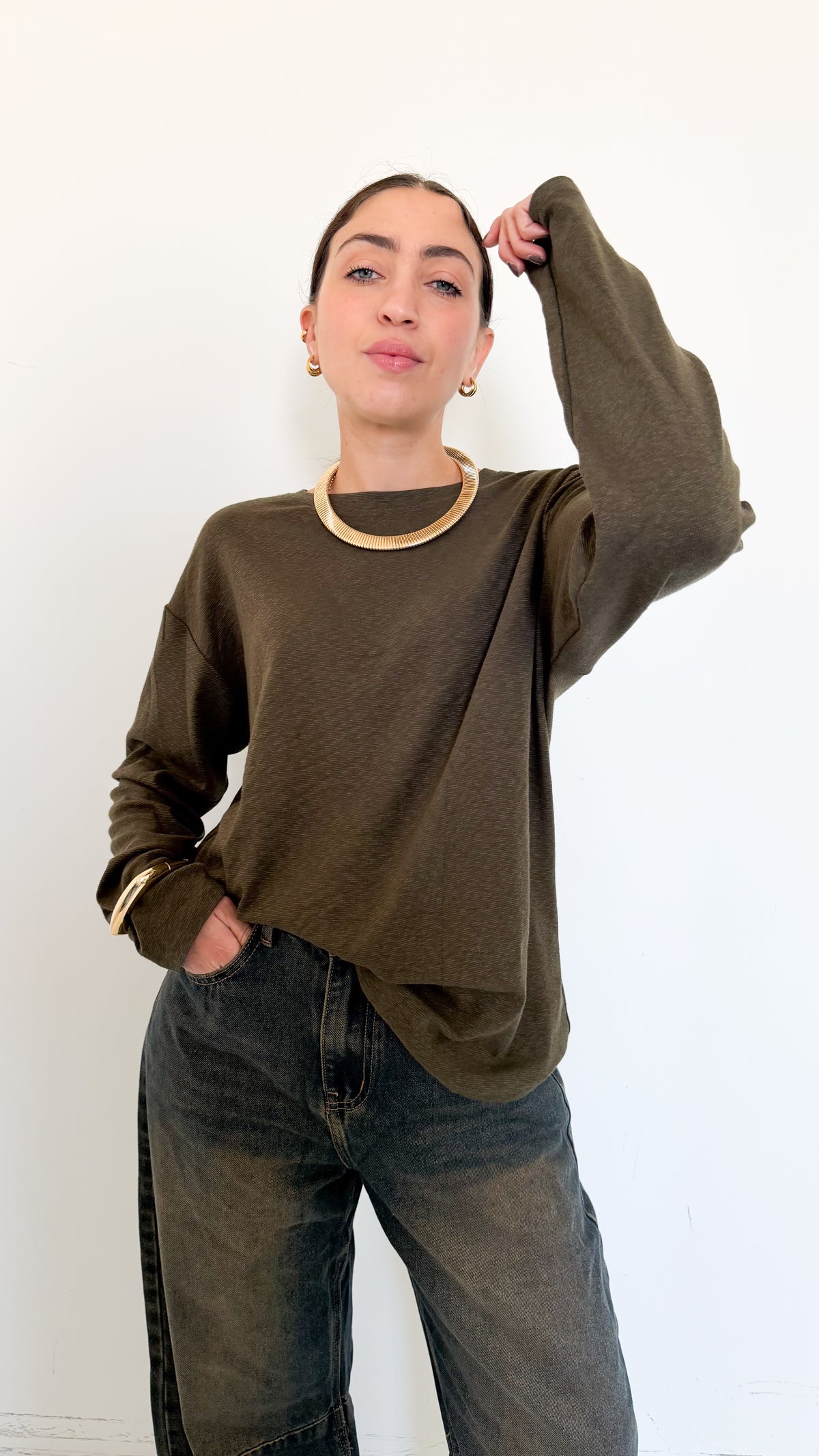 Maglietta Long Sleeve Verde