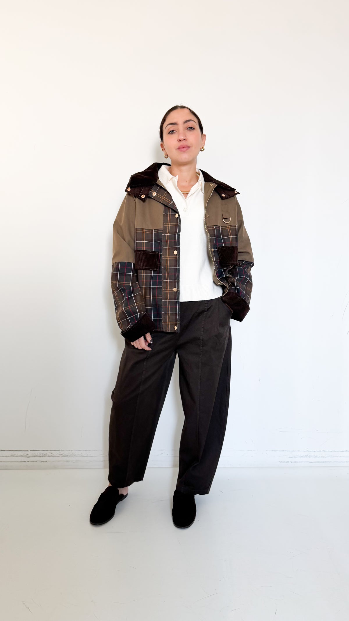Pantaloni Marroni In Cotone