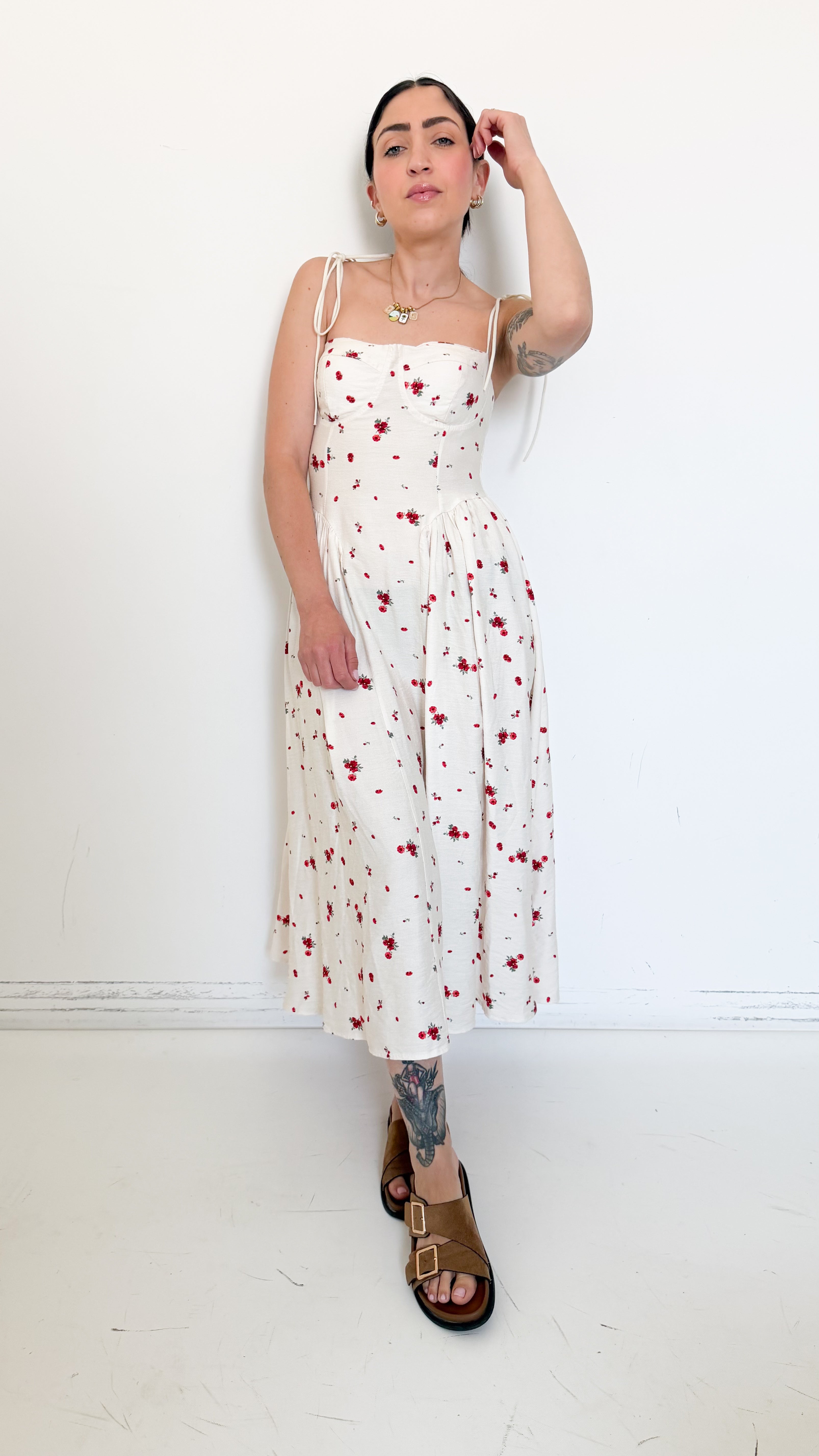 Vestito Burro A Fiori